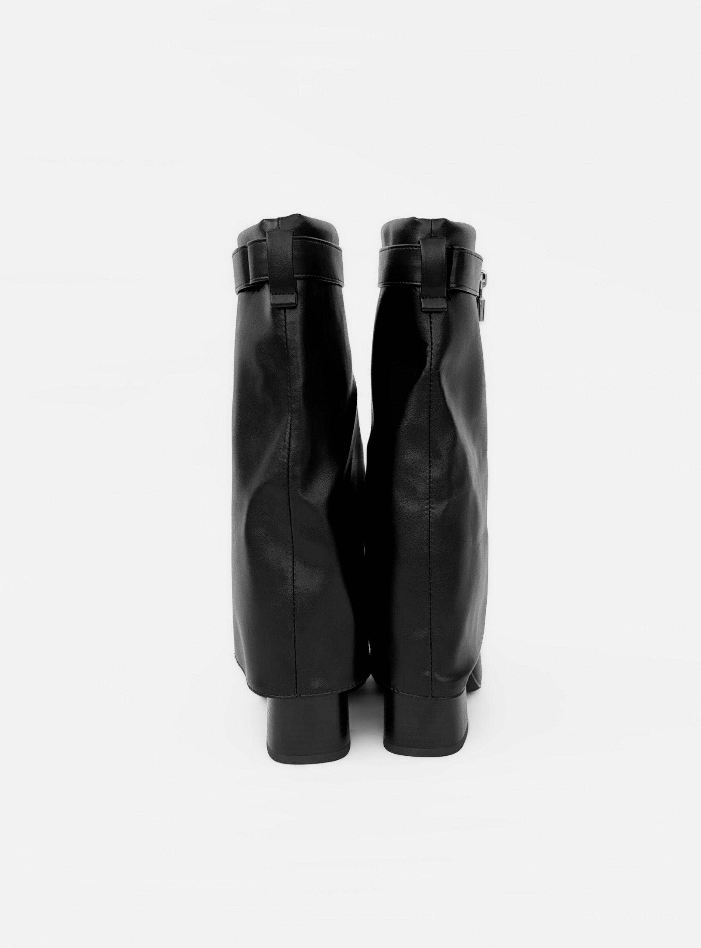 BOTIN MUJER LISA NEGRO BELLA MODA-5