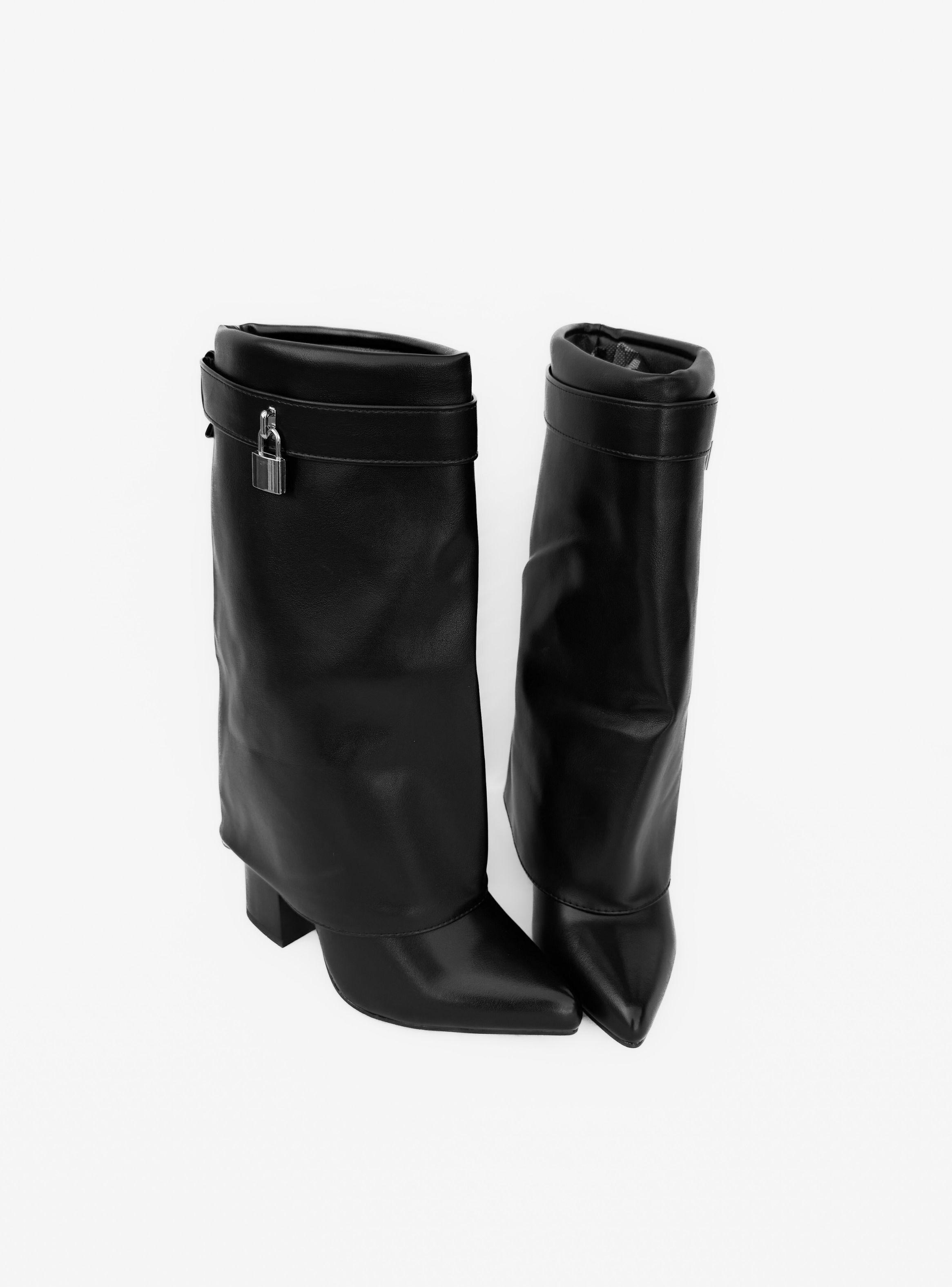 BOTIN MUJER LISA NEGRO BELLA MODA-6