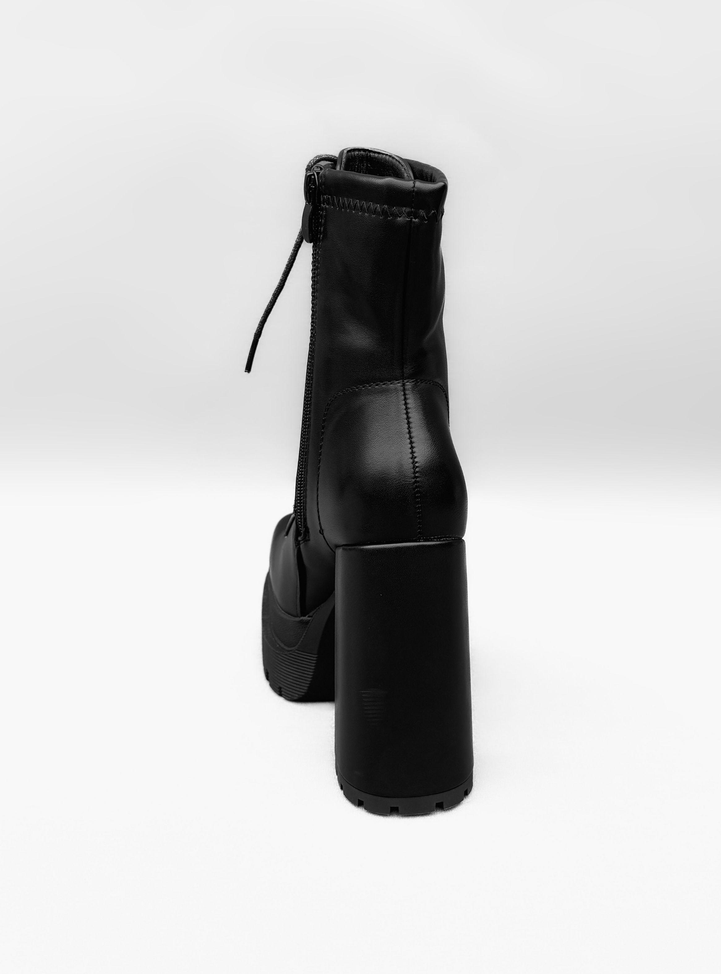 BOTIN MUJER JACKIE NEGRO BELLA MODA-4
