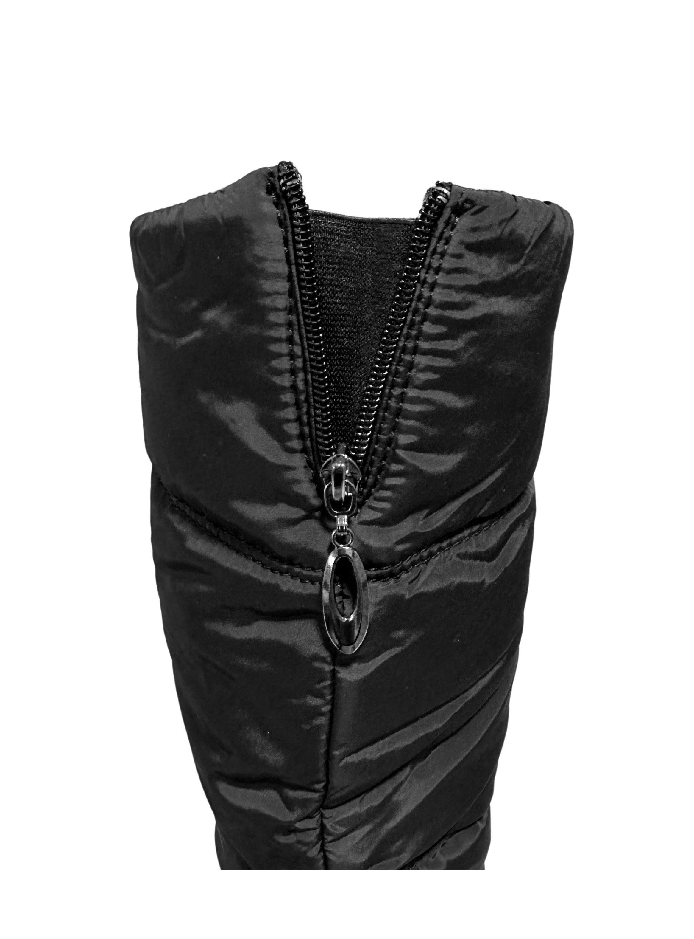 BOTA IMPERMIABLE CHIPORRO MUJER SKY NEGRO BELLA MODA-4