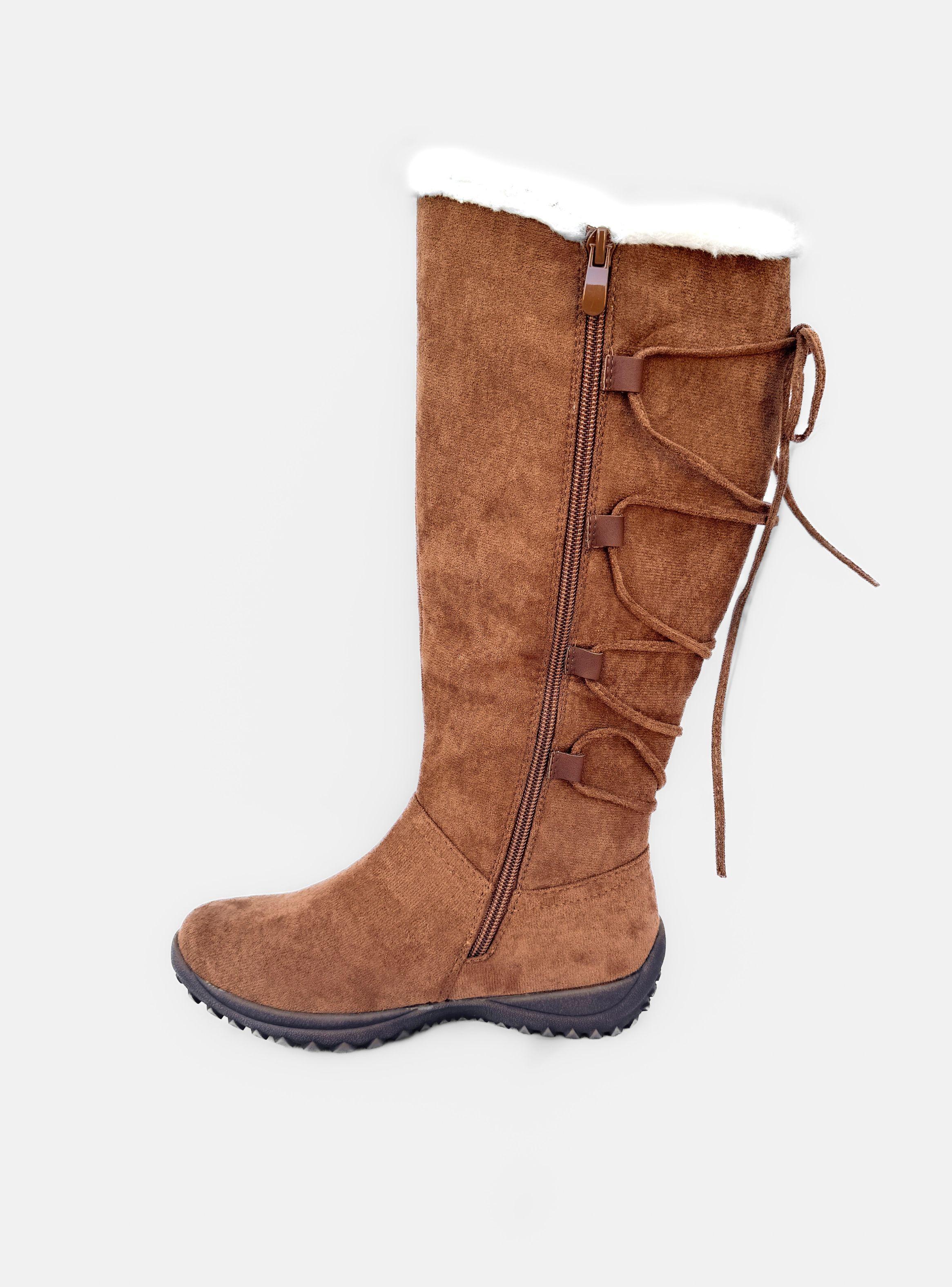 BOTA MUJER MILA CAMEL BELLA MODA-3