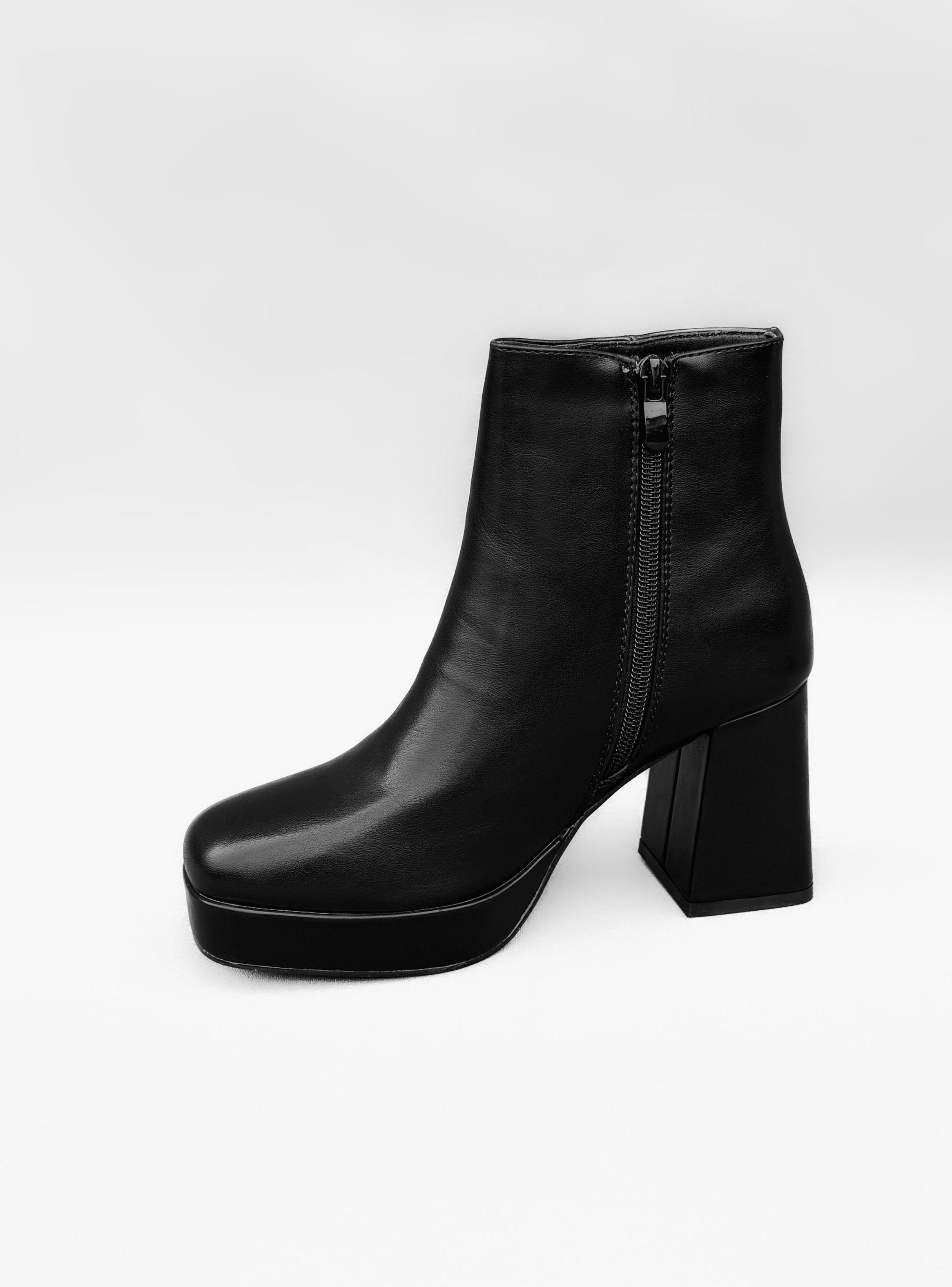 BOTIN MUJER LIA NEGRO BELLA MODA-2