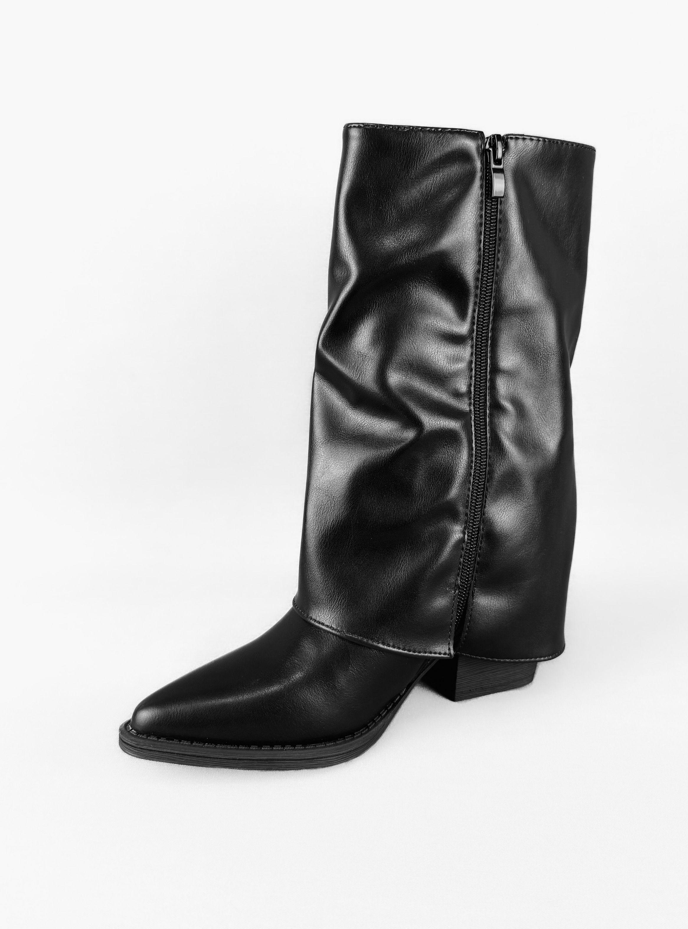 BOTIN MUJER BONNIE NEGRO BELLA MODA-3