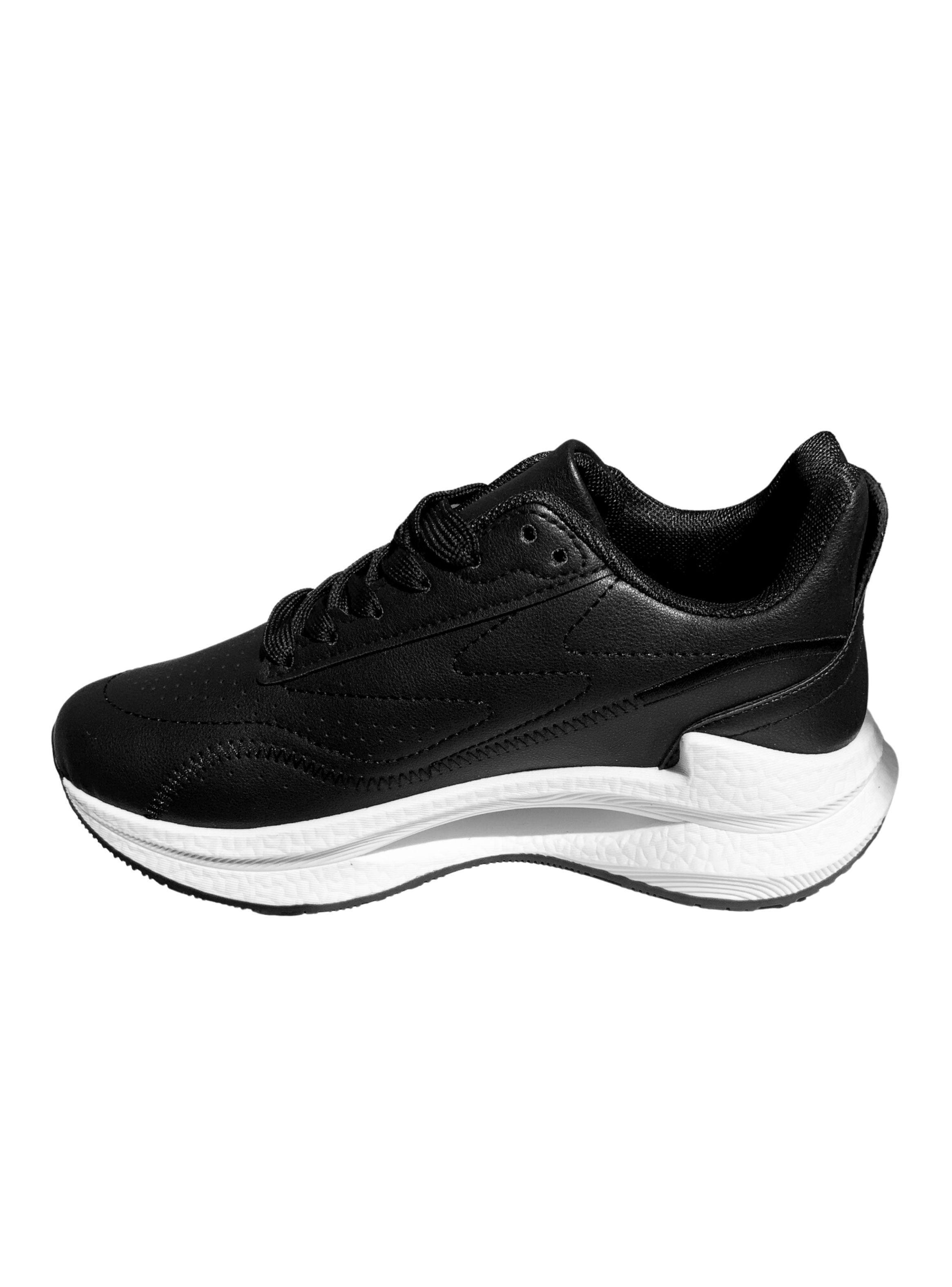 Zapatilla Deportiva Mujer Nala Negro Bella Moda-1