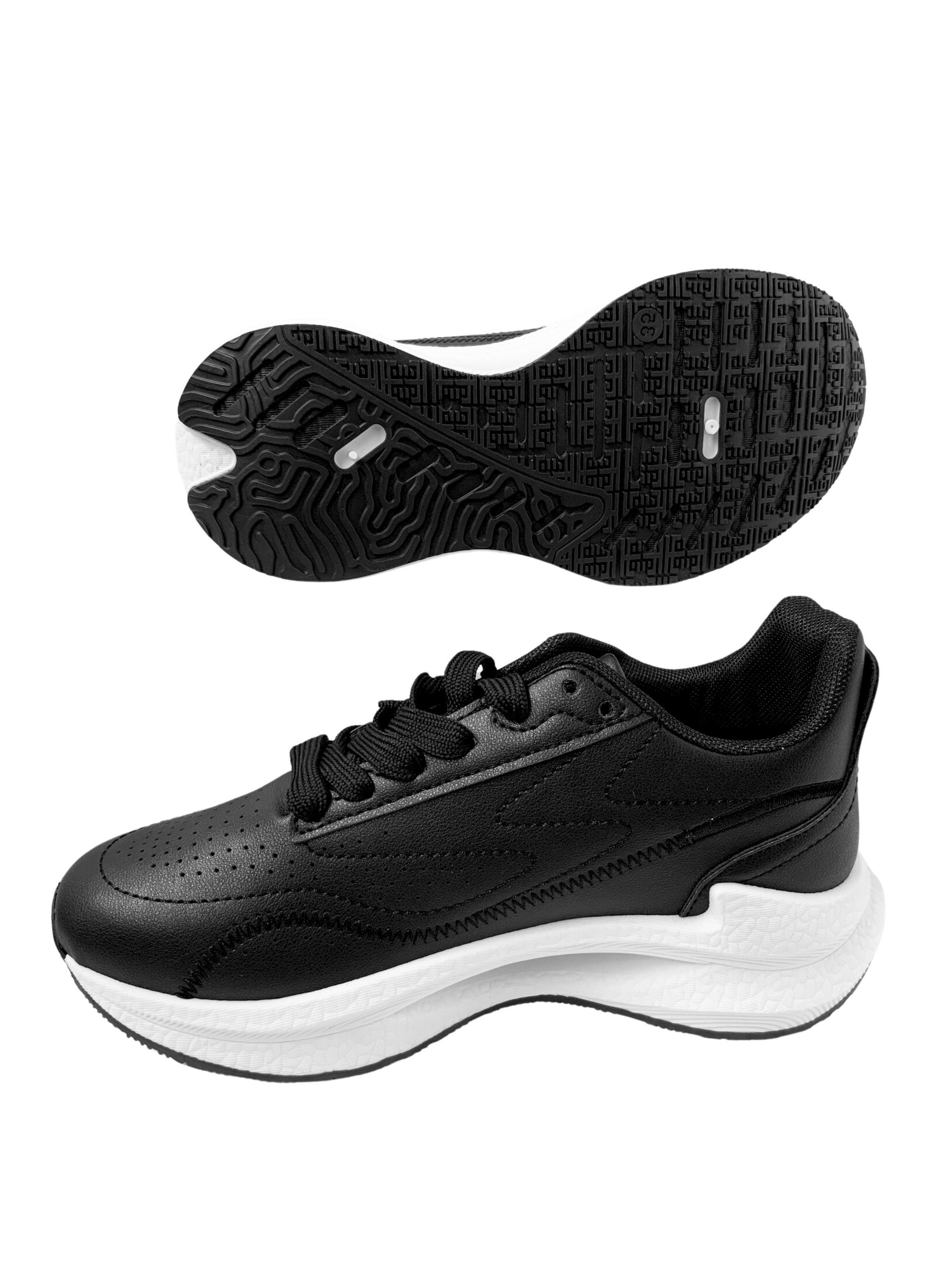Zapatilla Deportiva Mujer Nala Negro Bella Moda-4