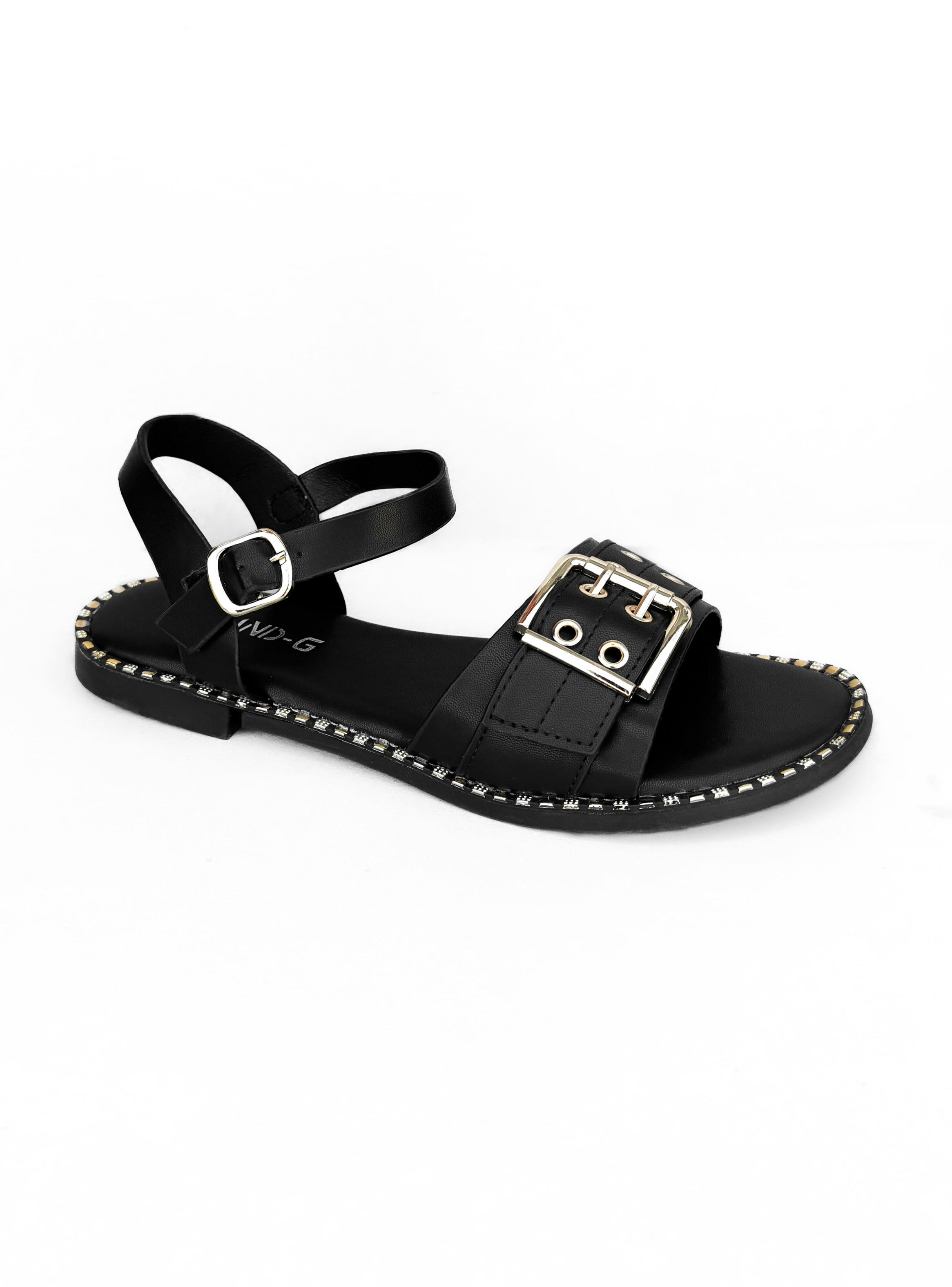 SANDALIA MUJER SARA NEGRO BELLA MODA-2