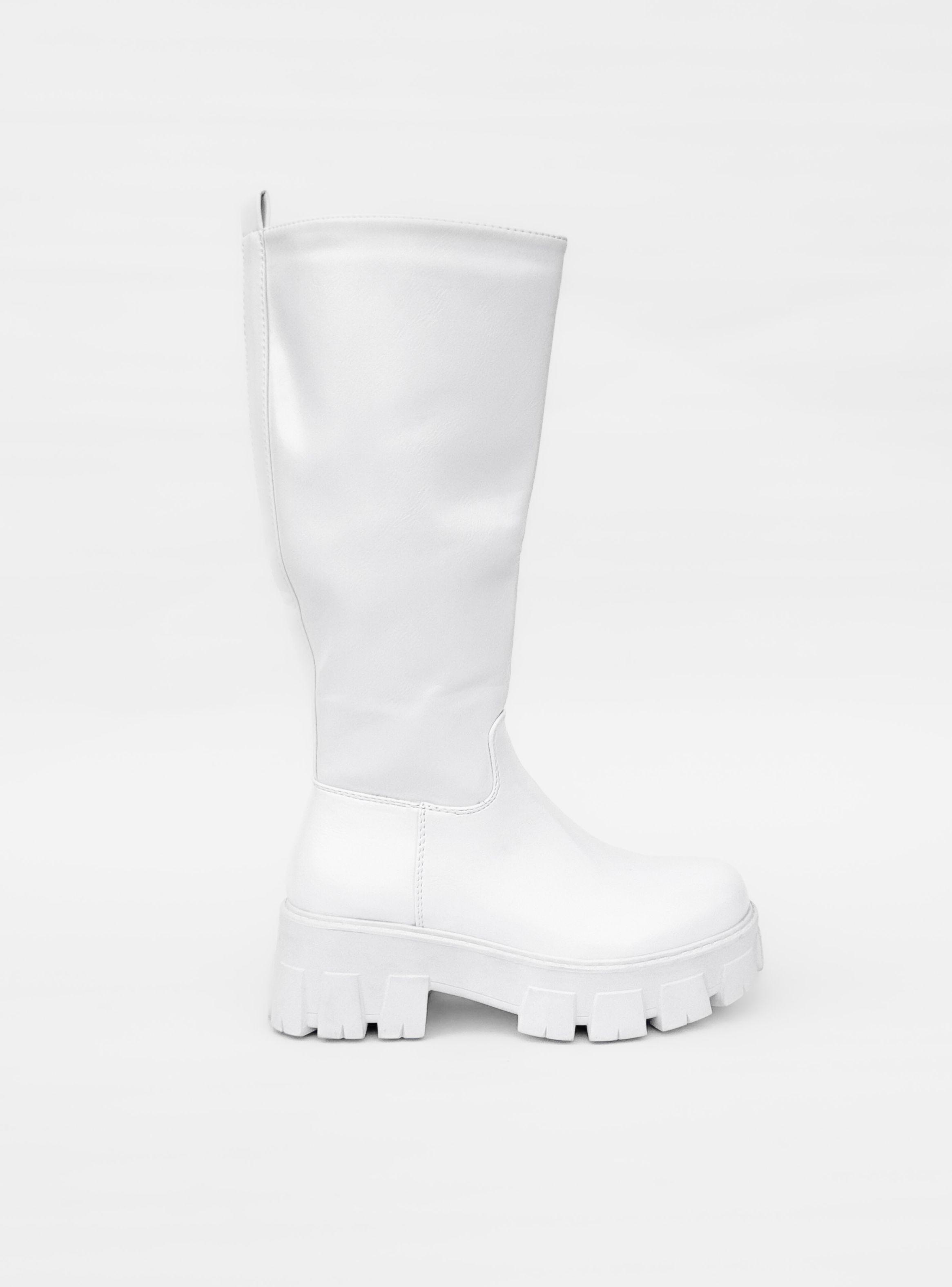 BOTA MUJER BECKY BLANCO BELLA MODA-1