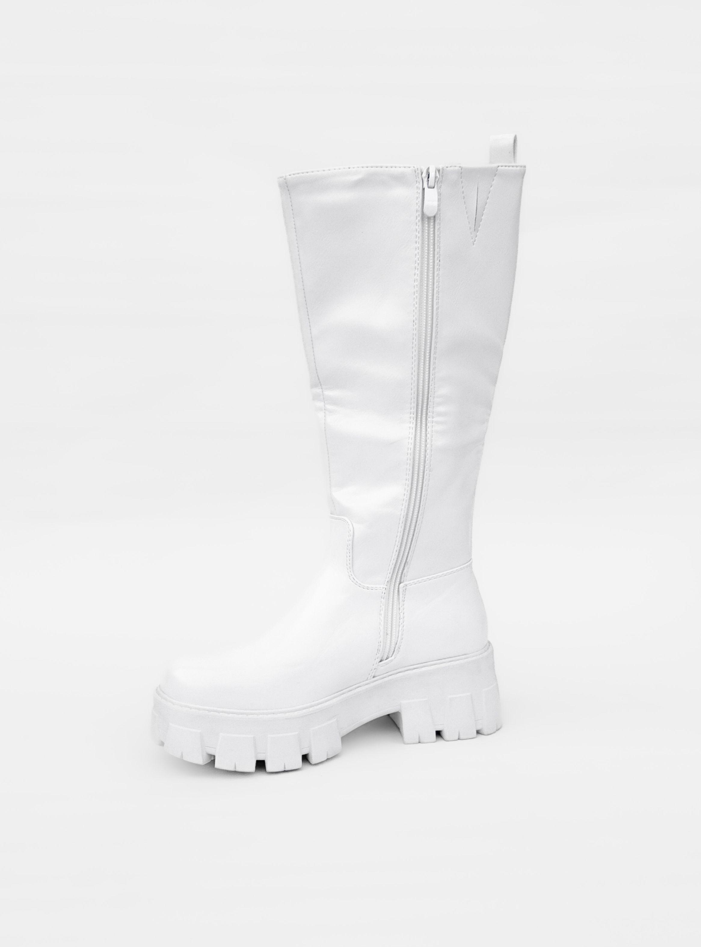 BOTA MUJER BECKY BLANCO BELLA MODA-3