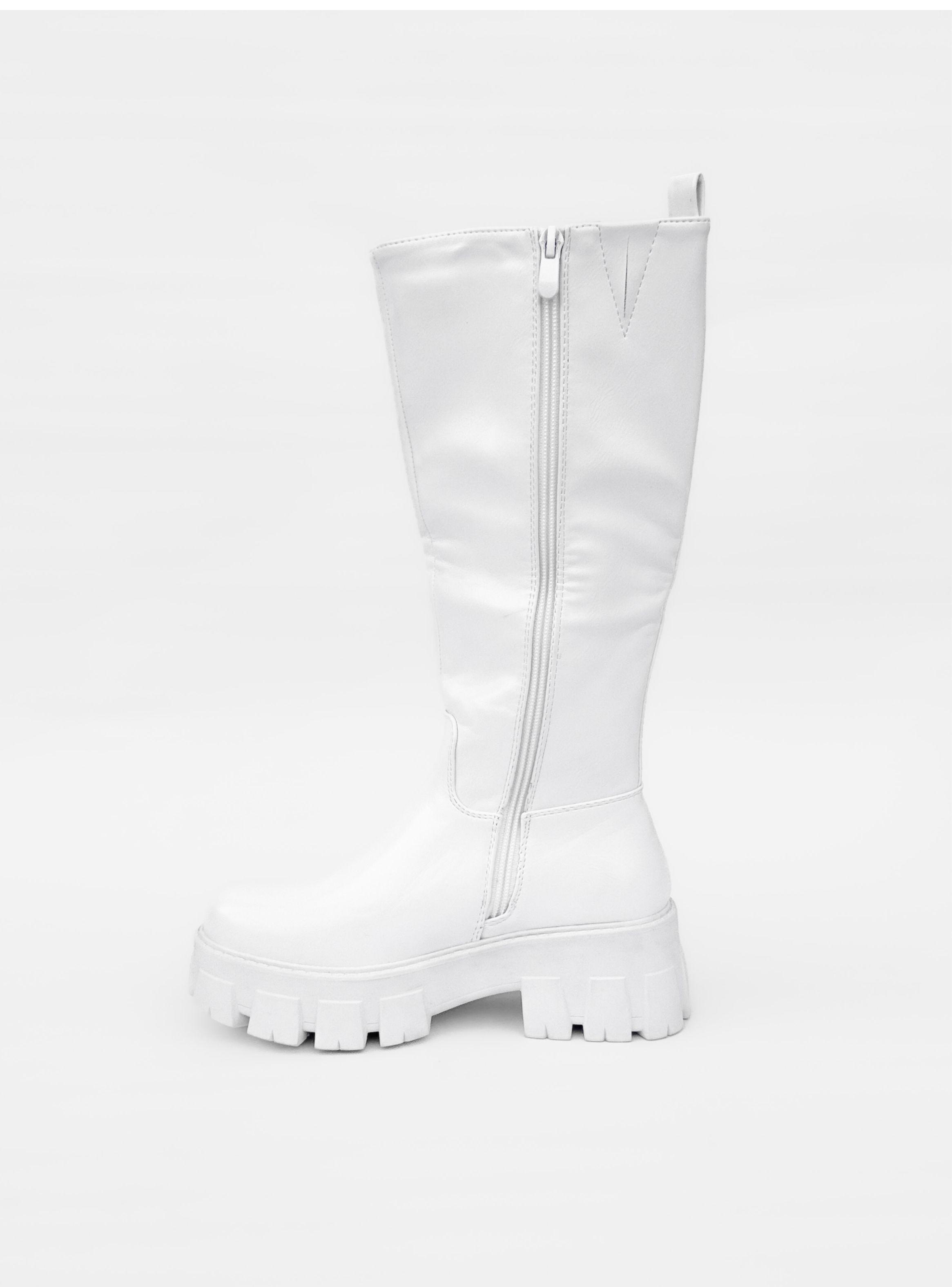 BOTA MUJER BECKY BLANCO BELLA MODA-2