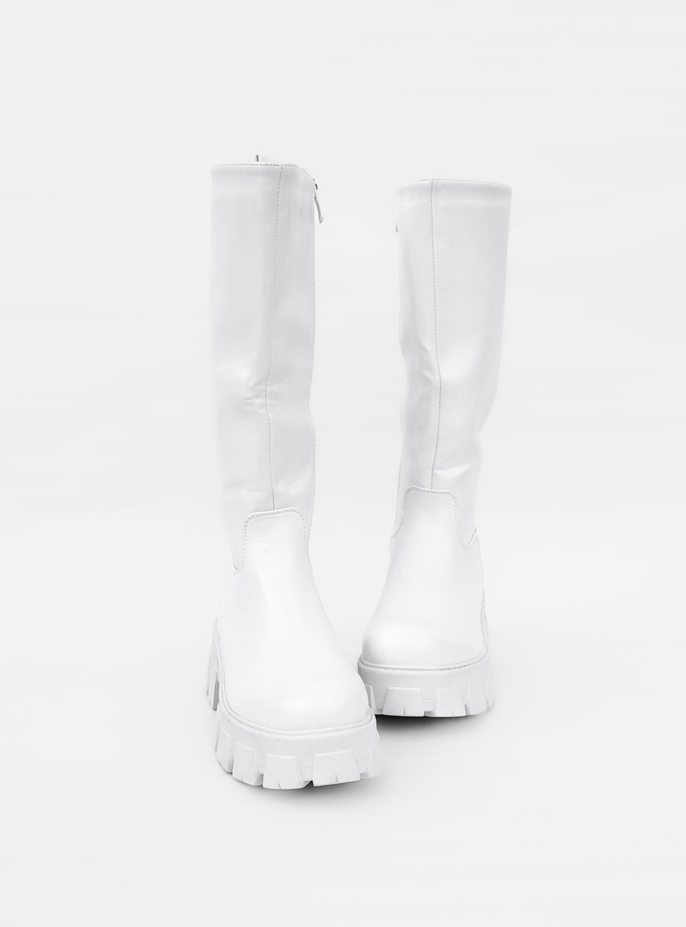 BOTA MUJER BECKY BLANCO BELLA MODA-4