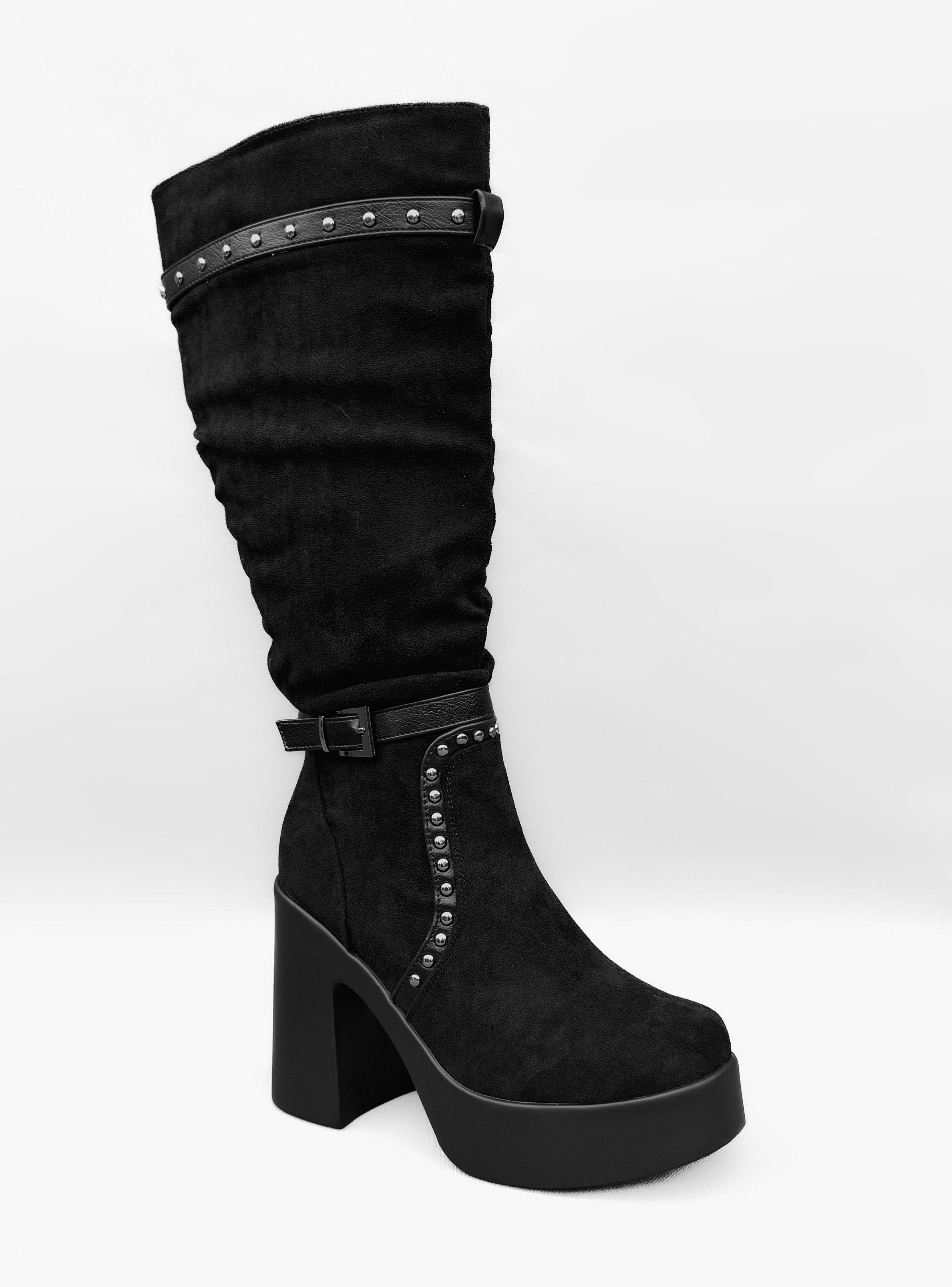 BOTA MUJER NYA NEGRO BELLA MODA-2