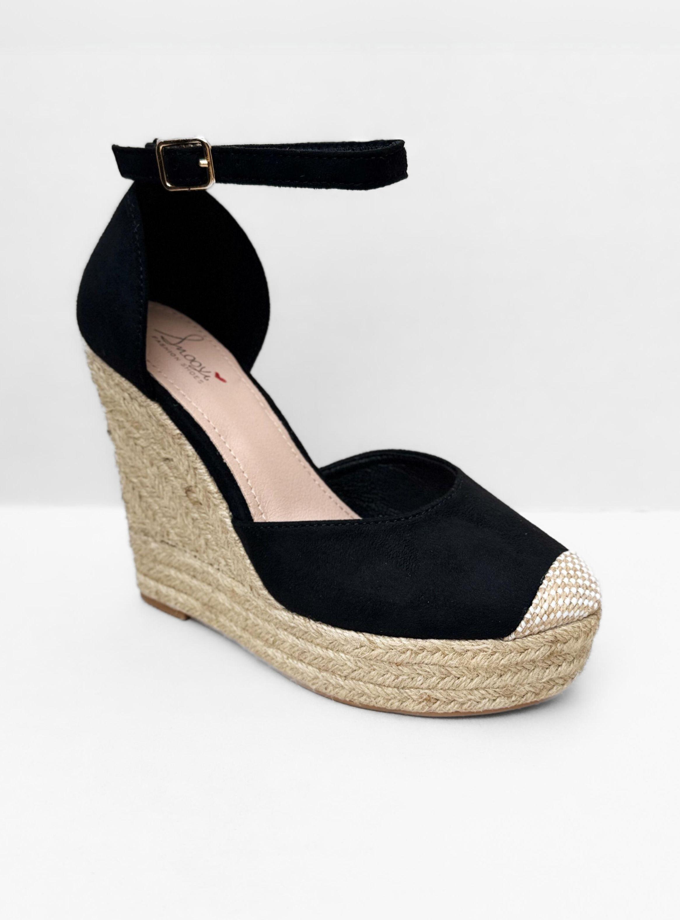 SANDALIA MUJER MALU NEGRO BELLA MODA-2