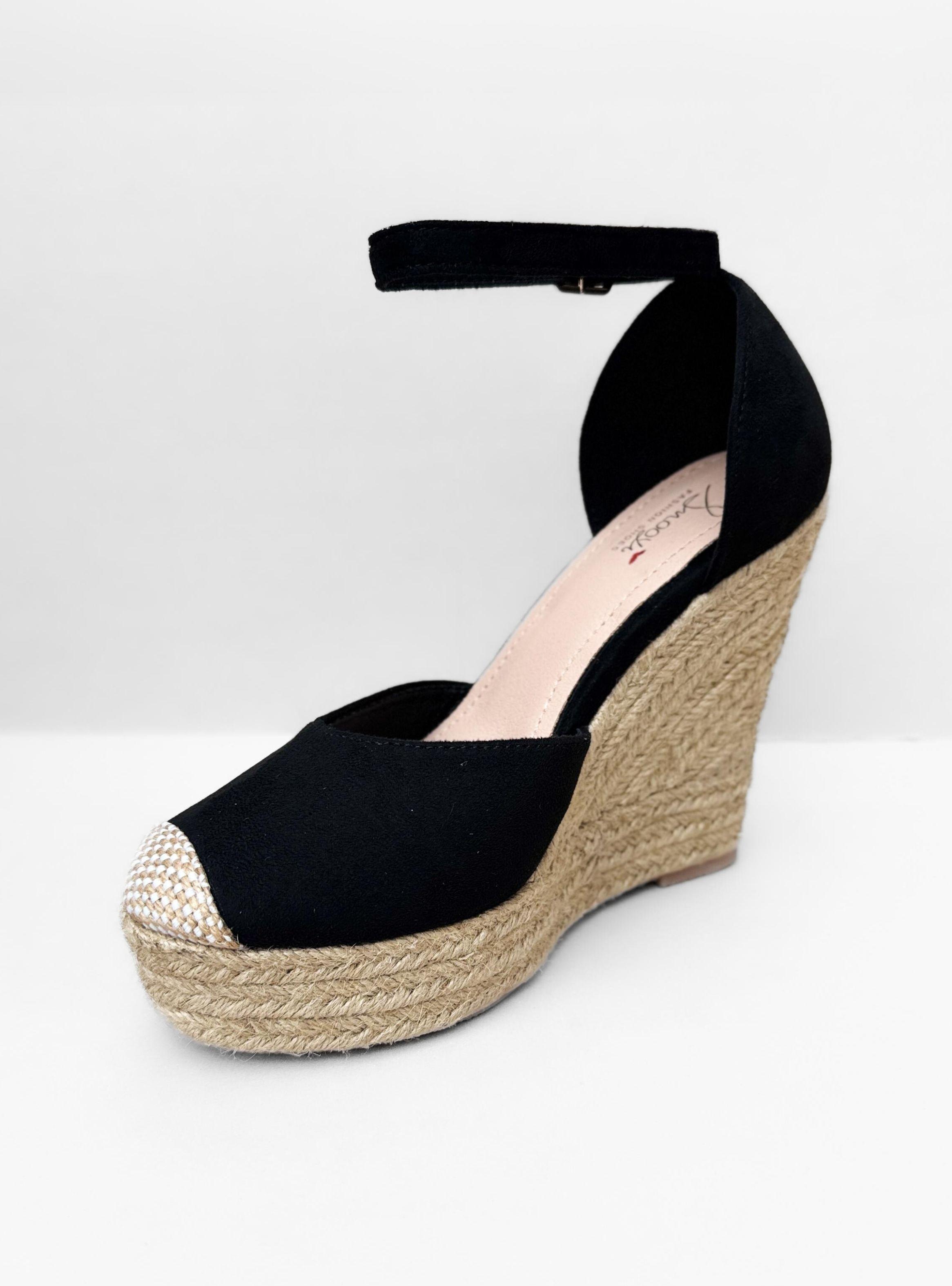 SANDALIA MUJER MALU NEGRO BELLA MODA-3