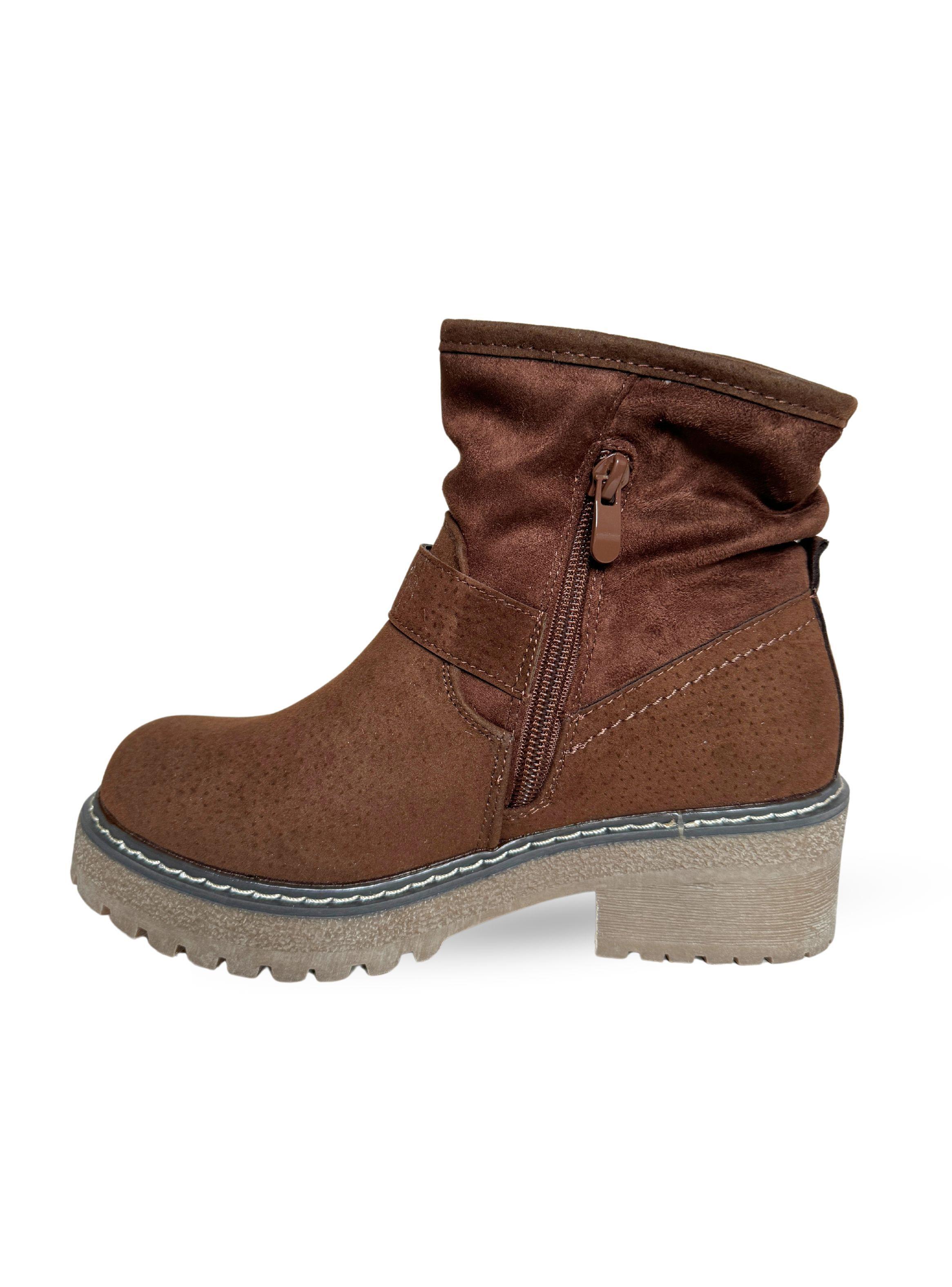 BOTIN MUJER MIKA CAFE BELLA MODA-3