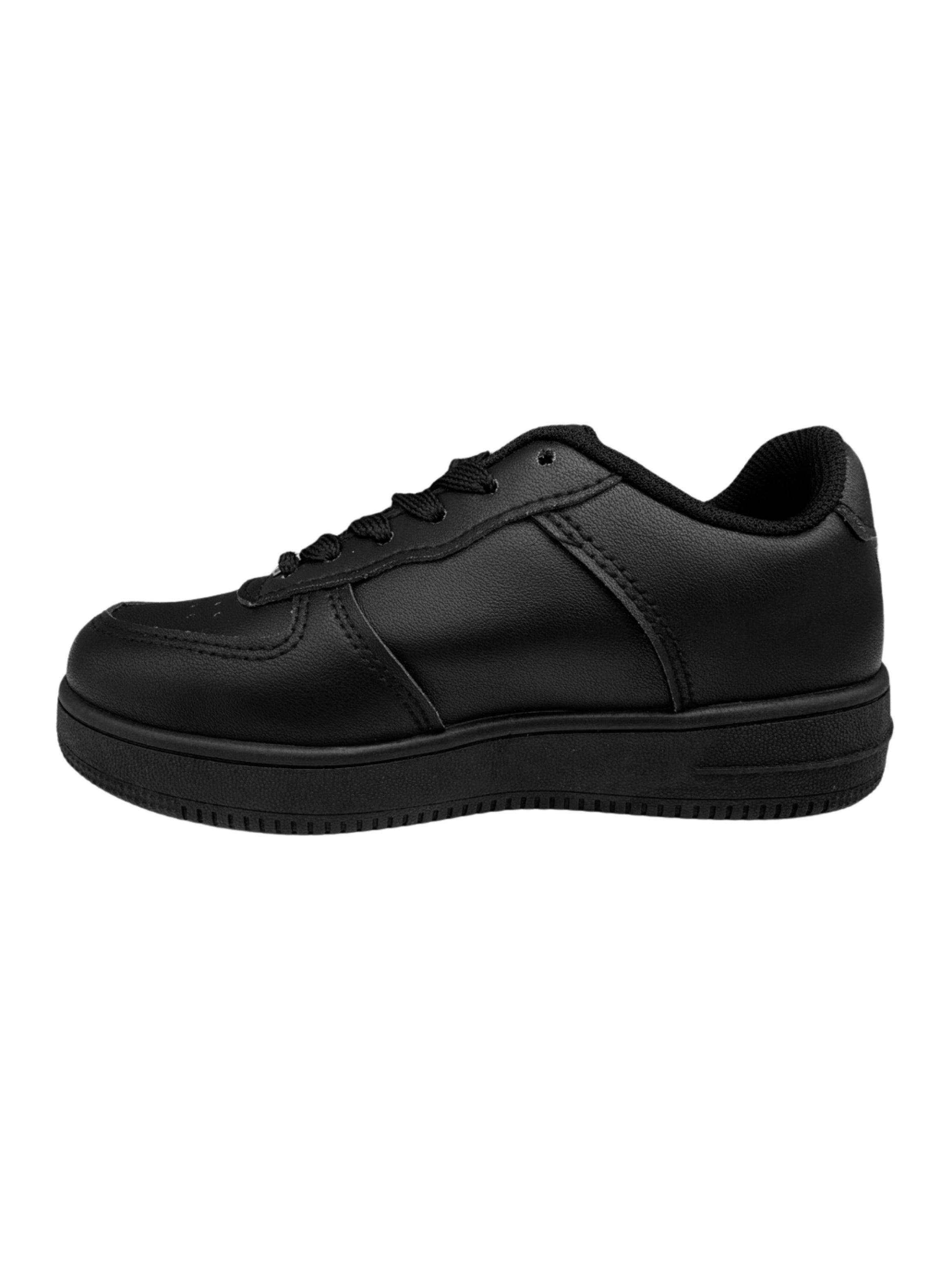 ZAPATILLA ESCOLAR UNISEX EMI NEGRO BELLA MODA-1