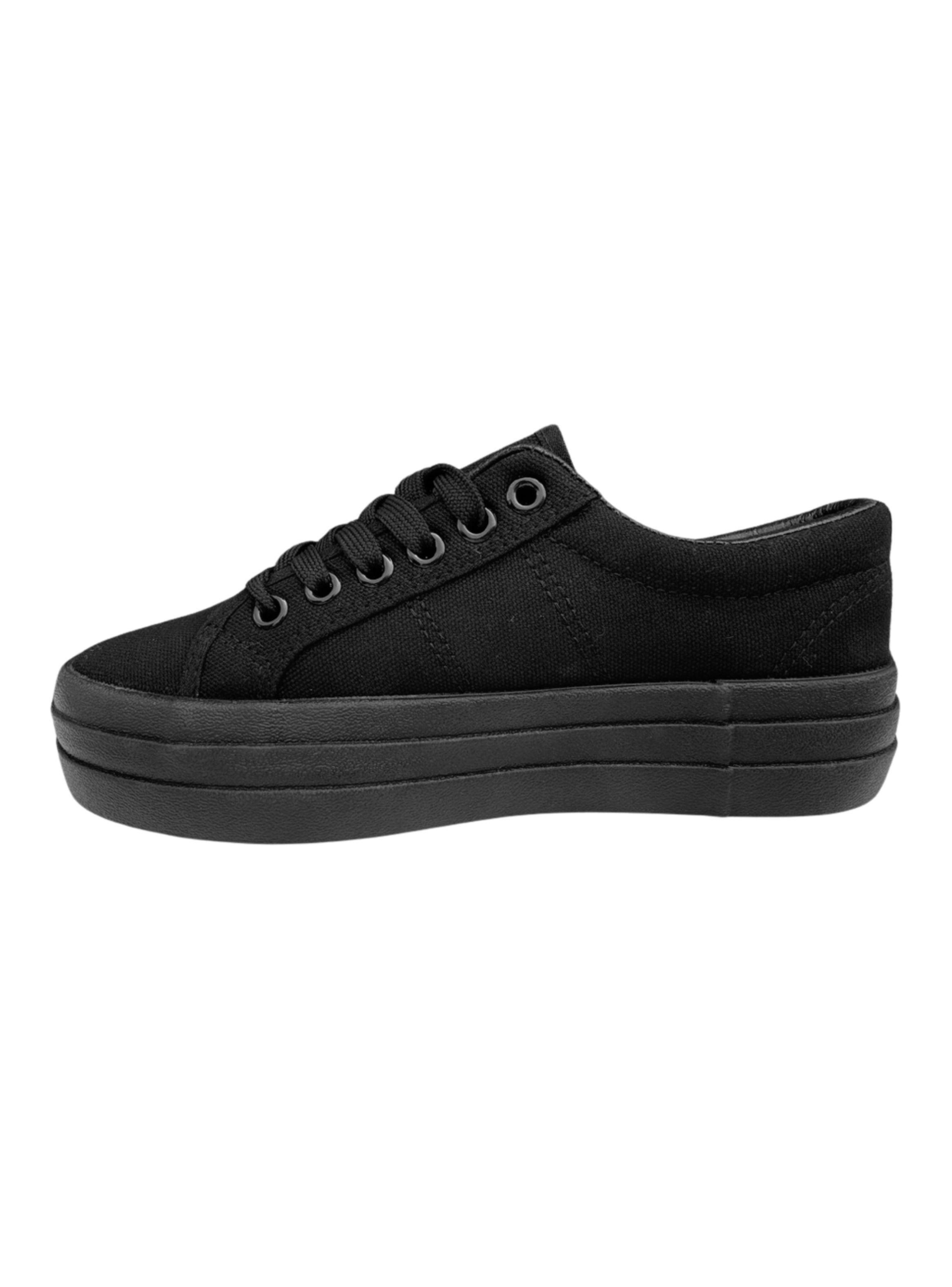 ZAPATILLA MUJER HANA NEGRO BELLA MODA-1