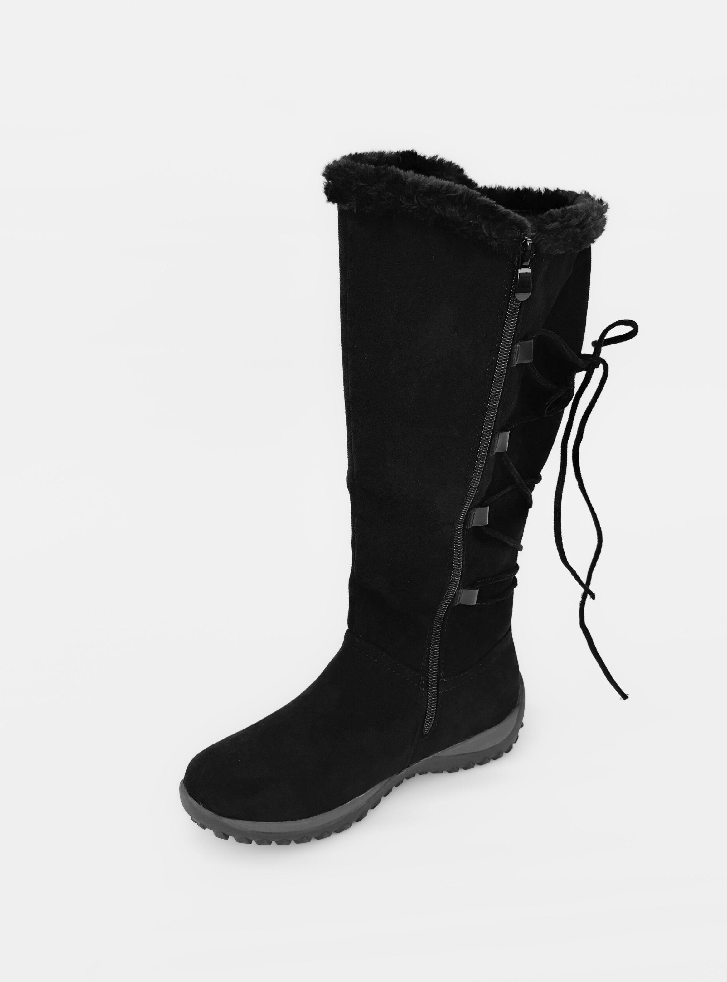 BOTA MUJER MILA NEGRO BELLA MODA-3