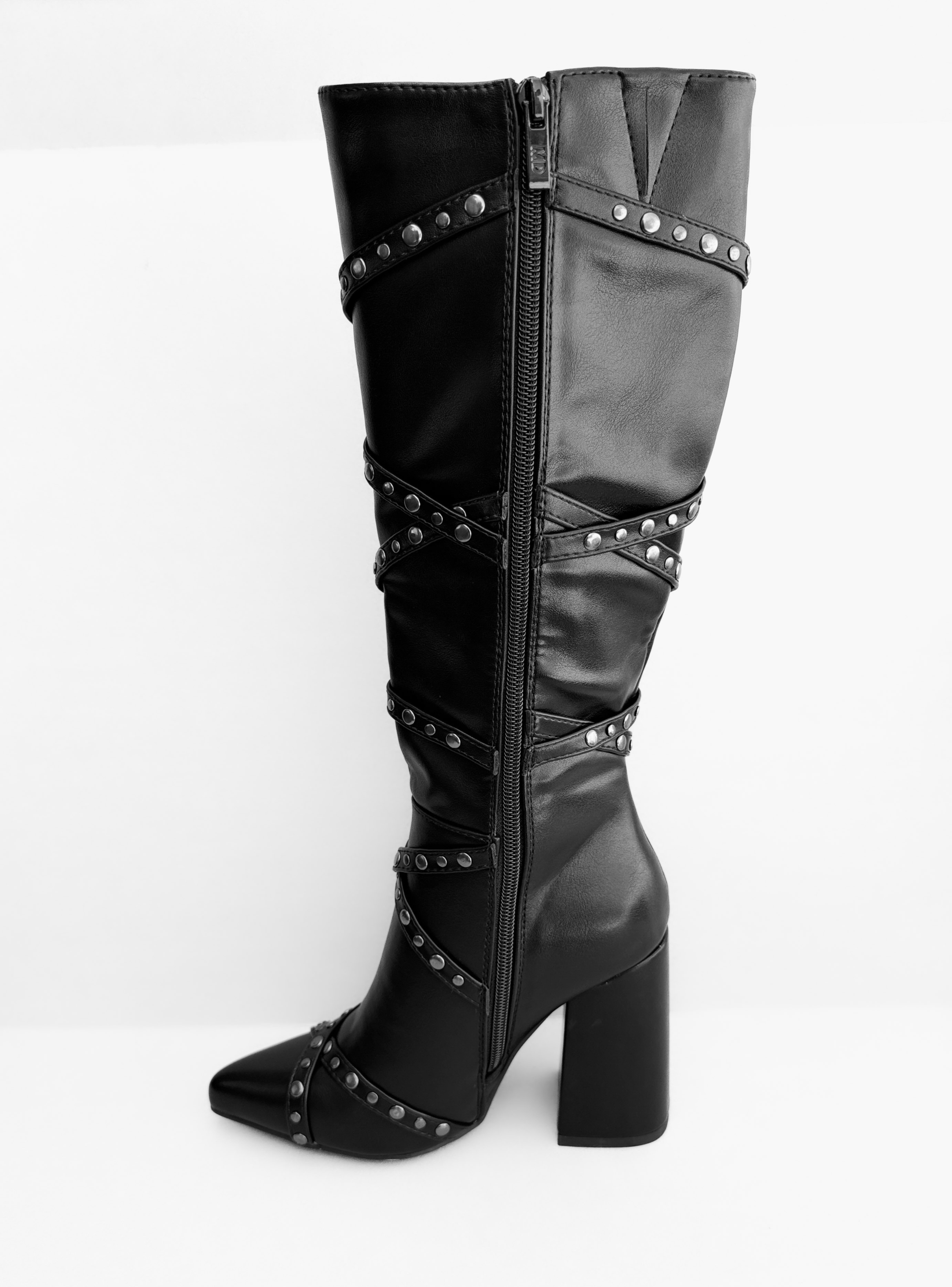 BOTA MUJER AISHA NEGRO BELLA MODA-1
