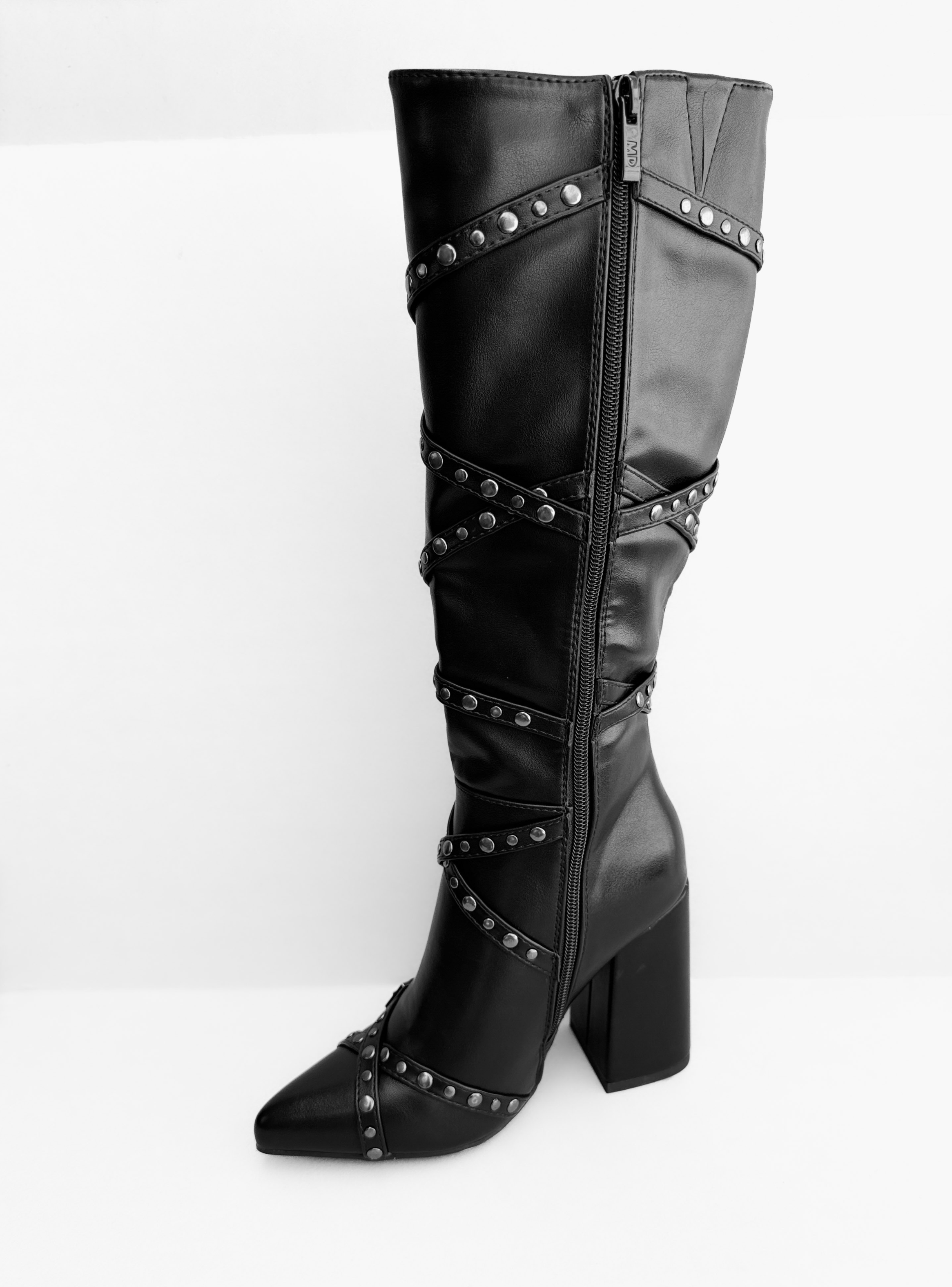 BOTA MUJER AISHA NEGRO BELLA MODA-3