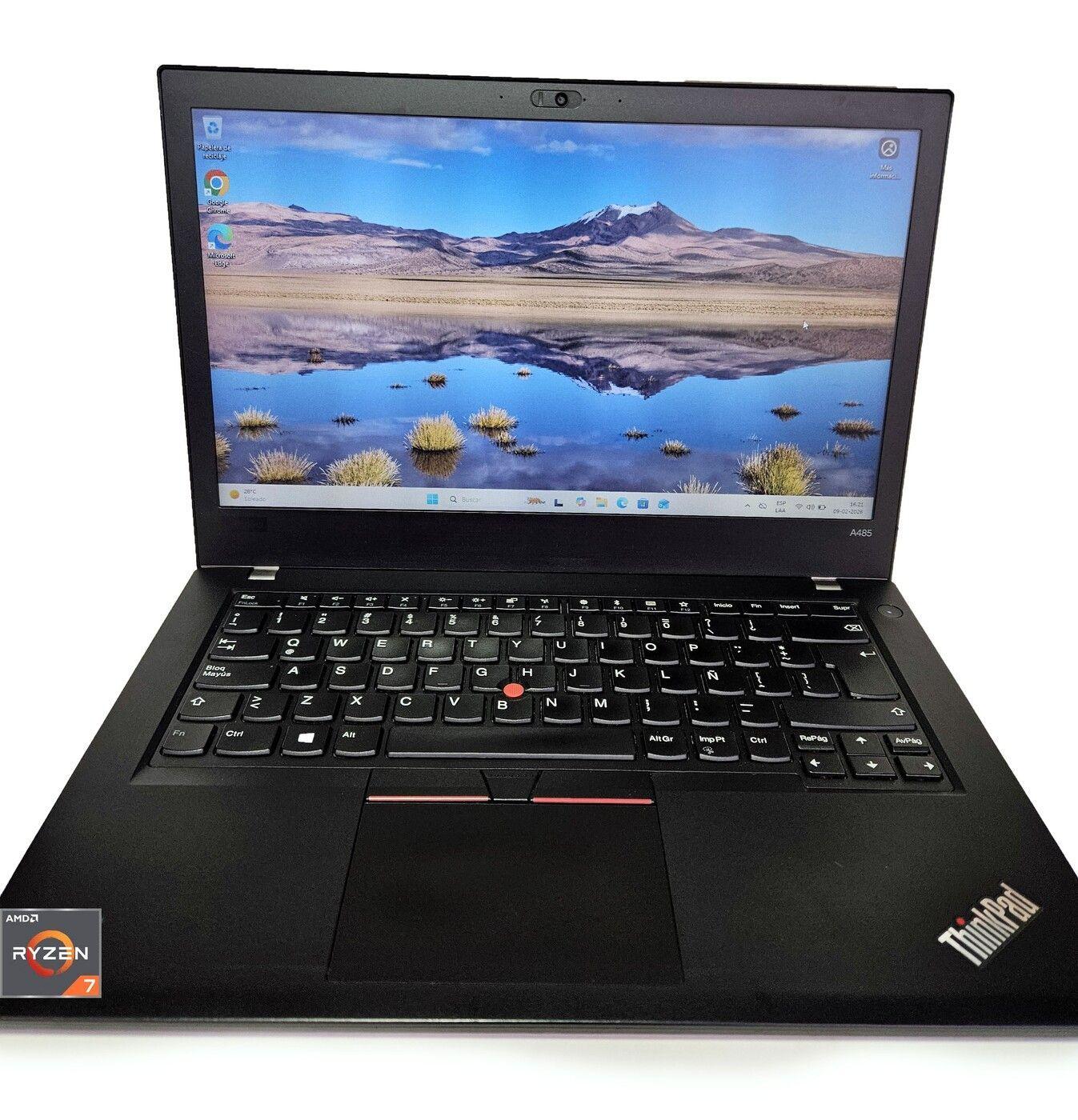 NOTEBOOK THINKPAD A485 AMD RYZEN 7 PRO/ 8GB RAM Y 500GB SSD (REACONDICIONADO)-3