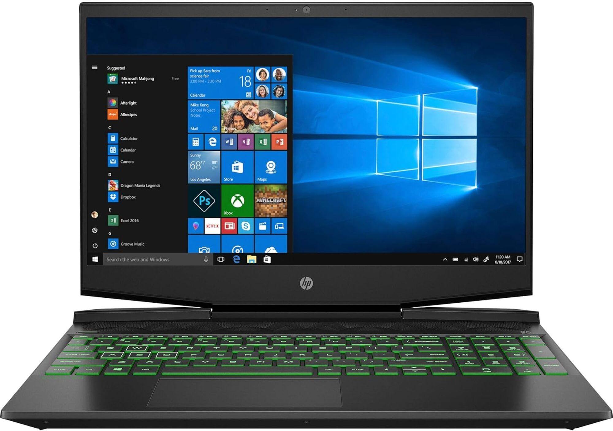 NOTEBOOK GAMER HP 15 PAVILION I5-10MA/NVIDIA GEFORCE GTX-24GB RAM/ 512GB SSD + 480 REACONDICIONADO-5