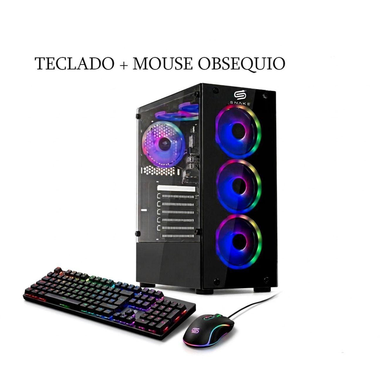 PC SNAKE GARIBA I5-10MA GTX 1070 8GB -16GB RAM-256GB SSD-1TB HDD TECLADO Y MOUSE-2