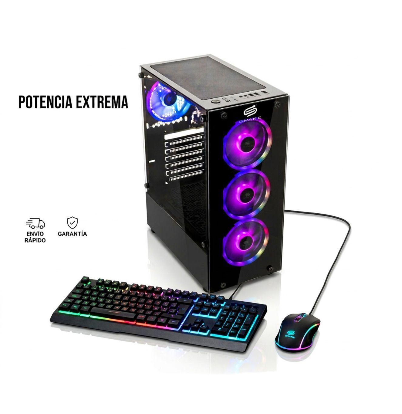 PC SNAKE GARIBA I5-10MA GTX 1070 8GB -16GB RAM-256GB SSD-1TB HDD TECLADO Y MOUSE-3