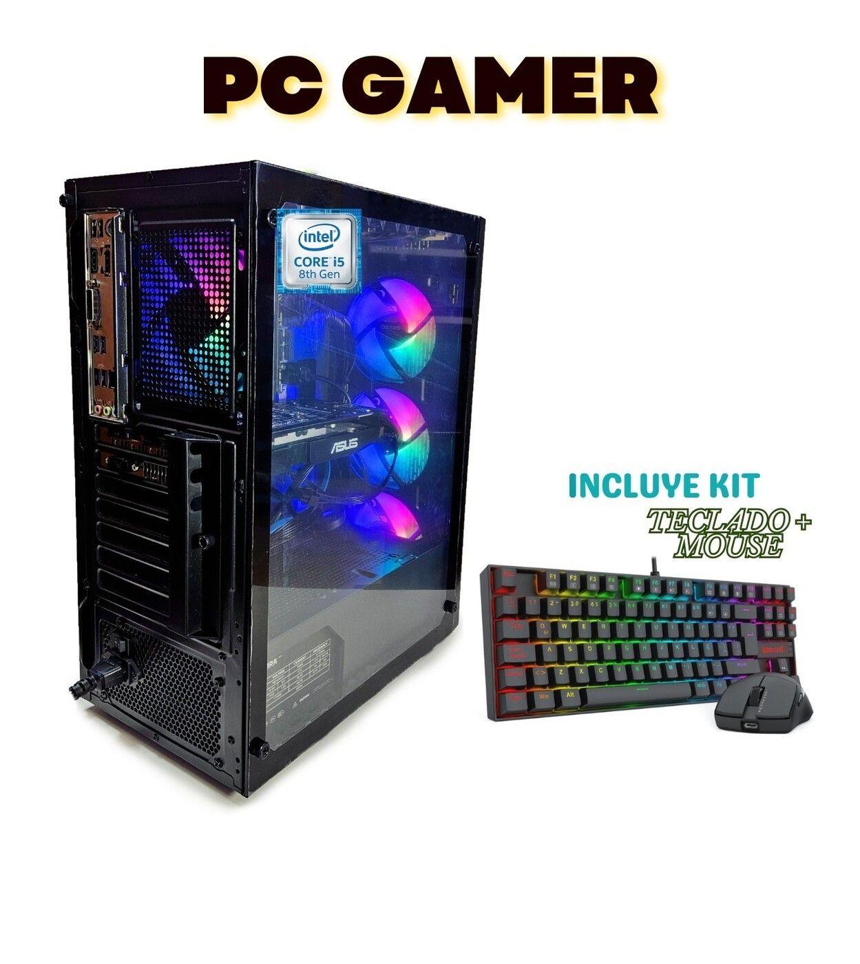PC GAMER I5 10MA 6 N CLEOS 16GB RAM RX 580 8GB 256GB SSD 1TB HDD TECLADO Y MOUSE-1