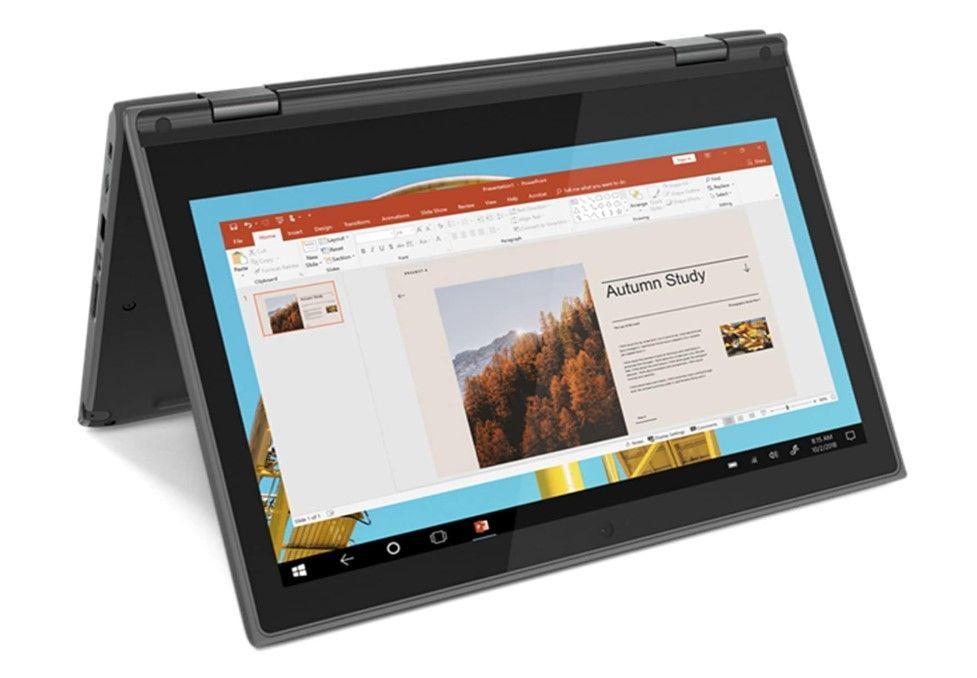 NOTEBOOK LENOVO 300E 2 EN 1 2DA. GENERACIÓN AMD 3015E 4GB RAM 128 GB SSD REACONDICIONADO-1