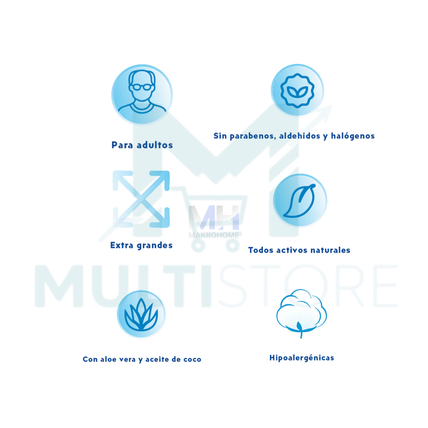 Toallitas Humedas Adulto Comodity X45 Tamaño Extra Grande-4