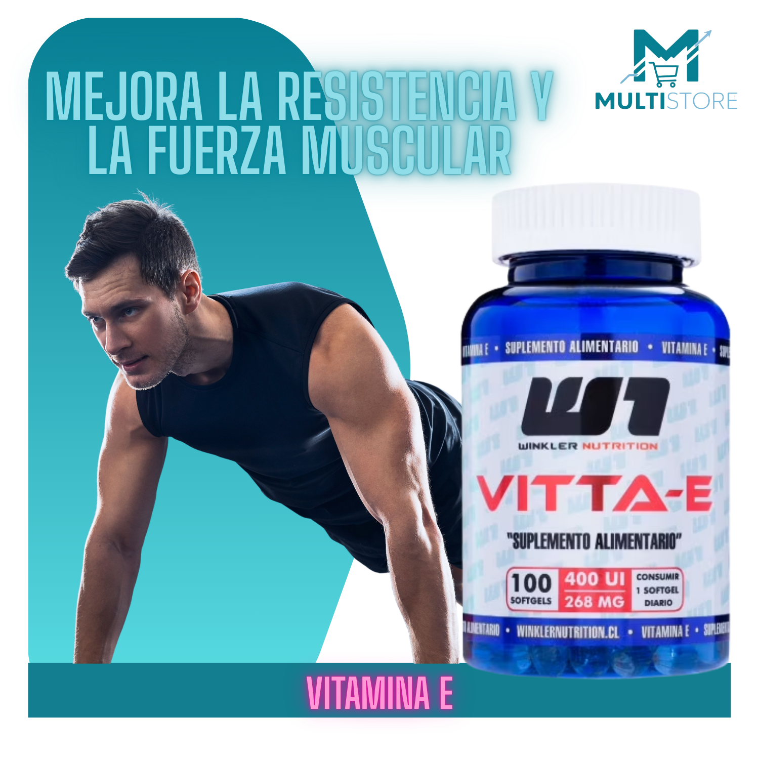 Vitamina E 100 Caps Softgels Winkler Nutrition W1 Neutro-3