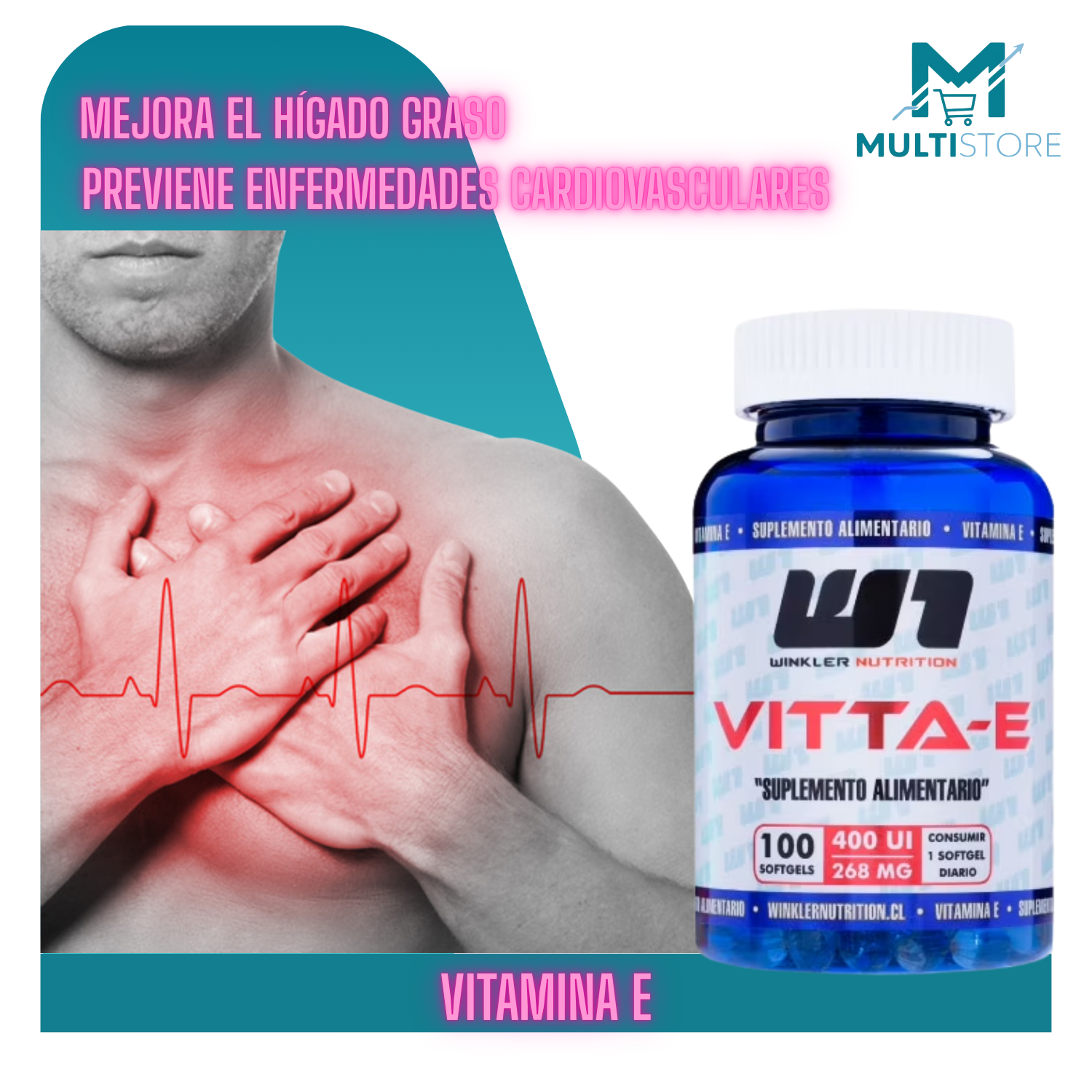 Vitamina E 100 Caps Softgels Winkler Nutrition W1 Neutro-4