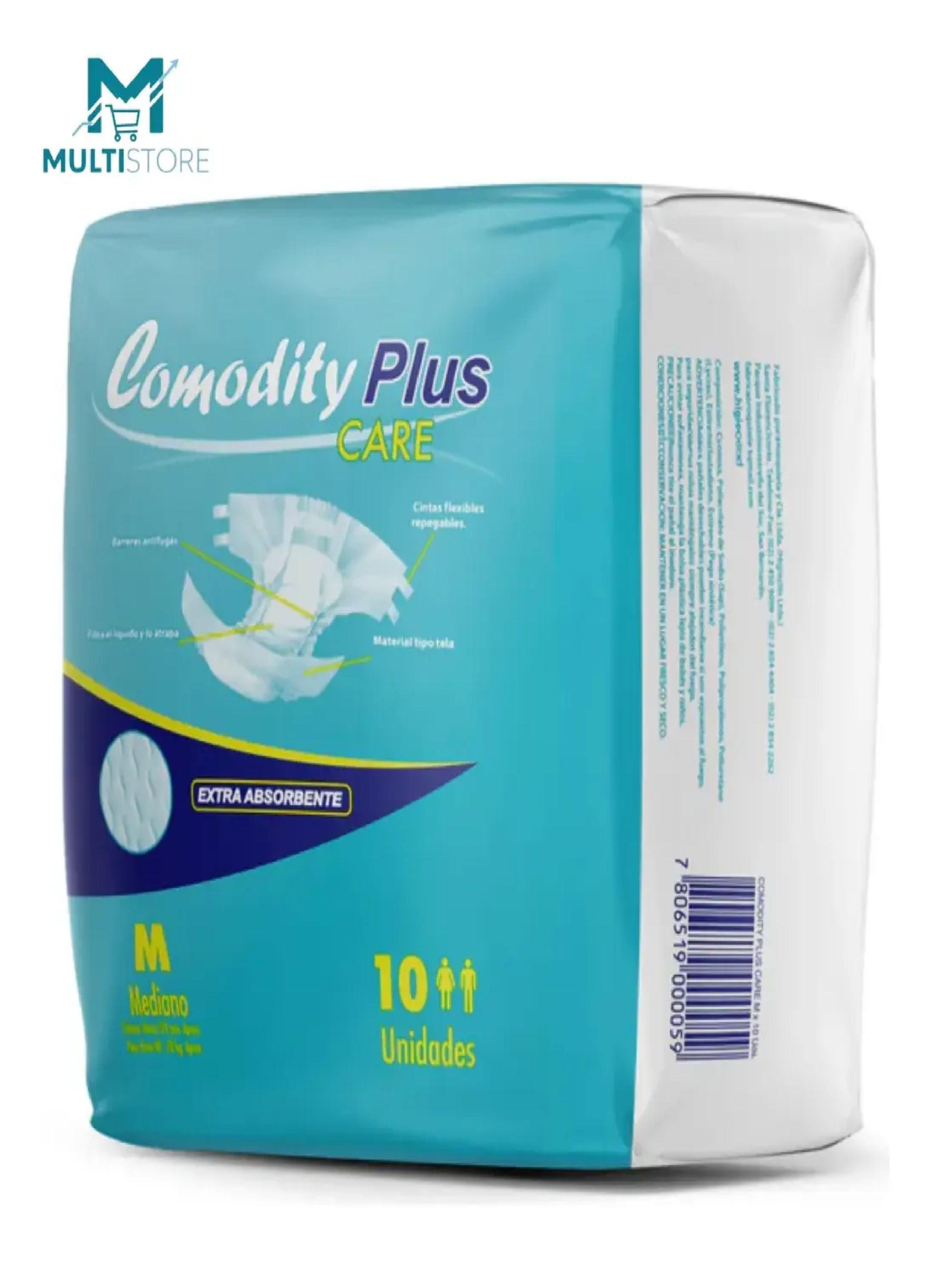Pañales Adulto Comodity Plus Talla M Incontinencia Fuerte 10 uni-3