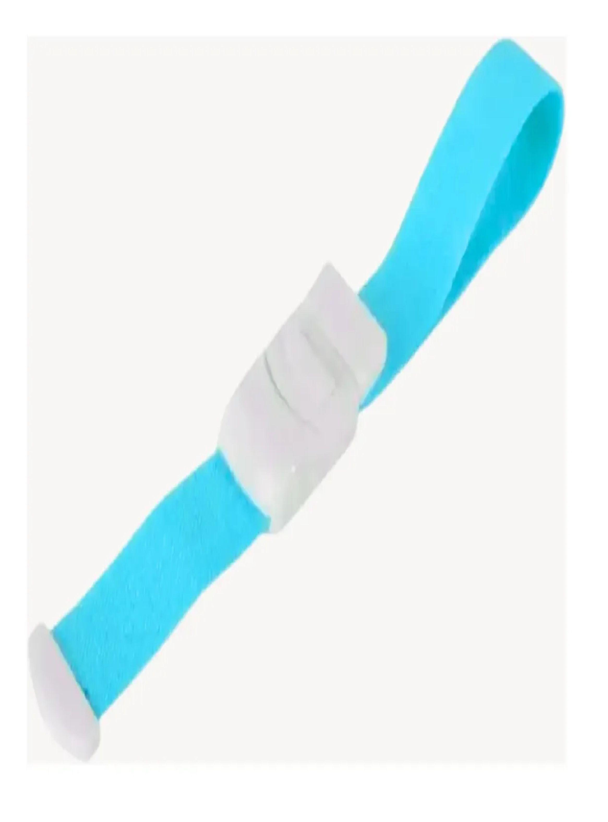 Torniquete Ligadura Elastico Hebilla Medicas Celeste 12 Unid-6