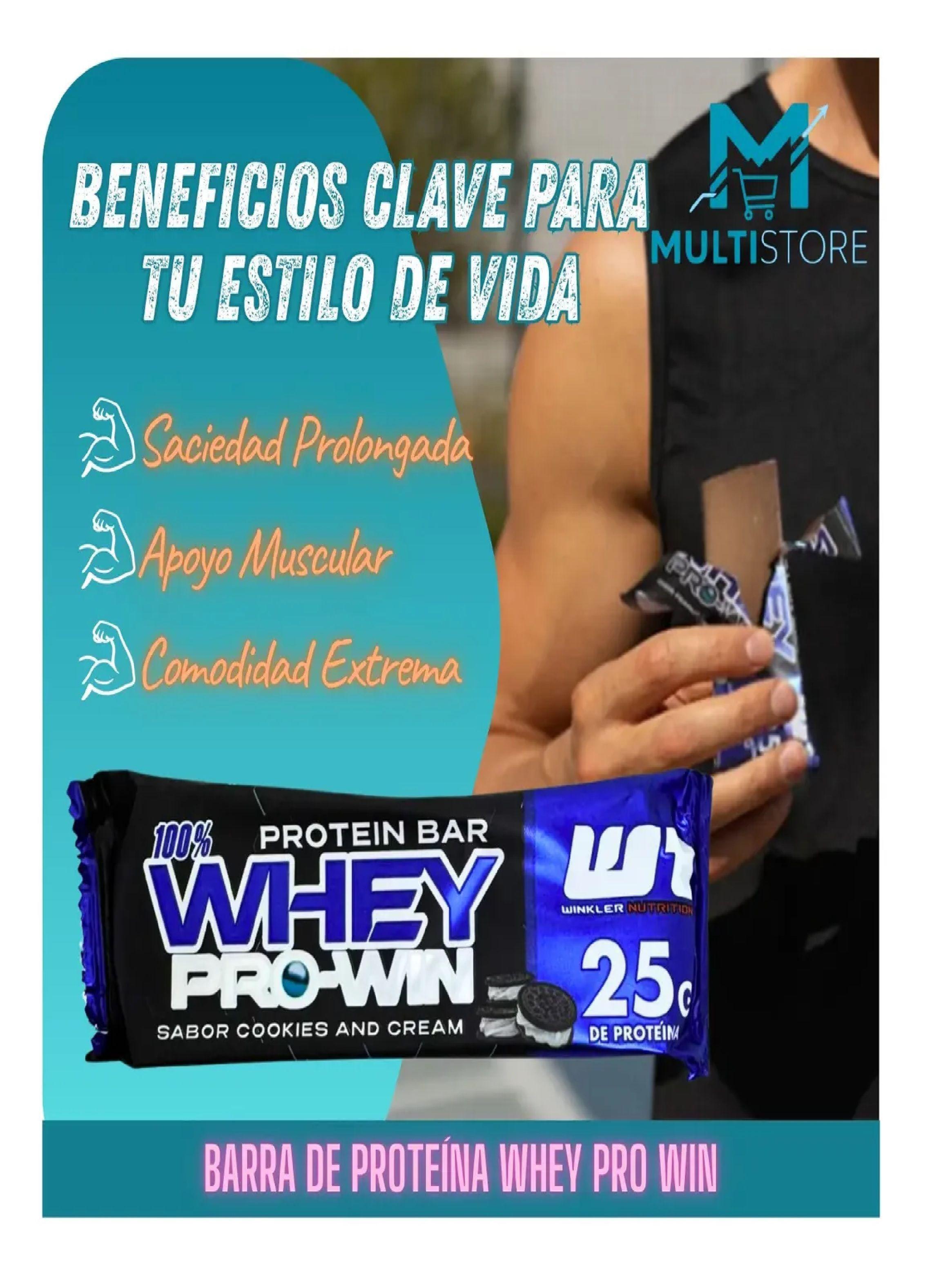Pack X12 Barra Proteina Prowin Keto Friendly Cookie Andcream-2