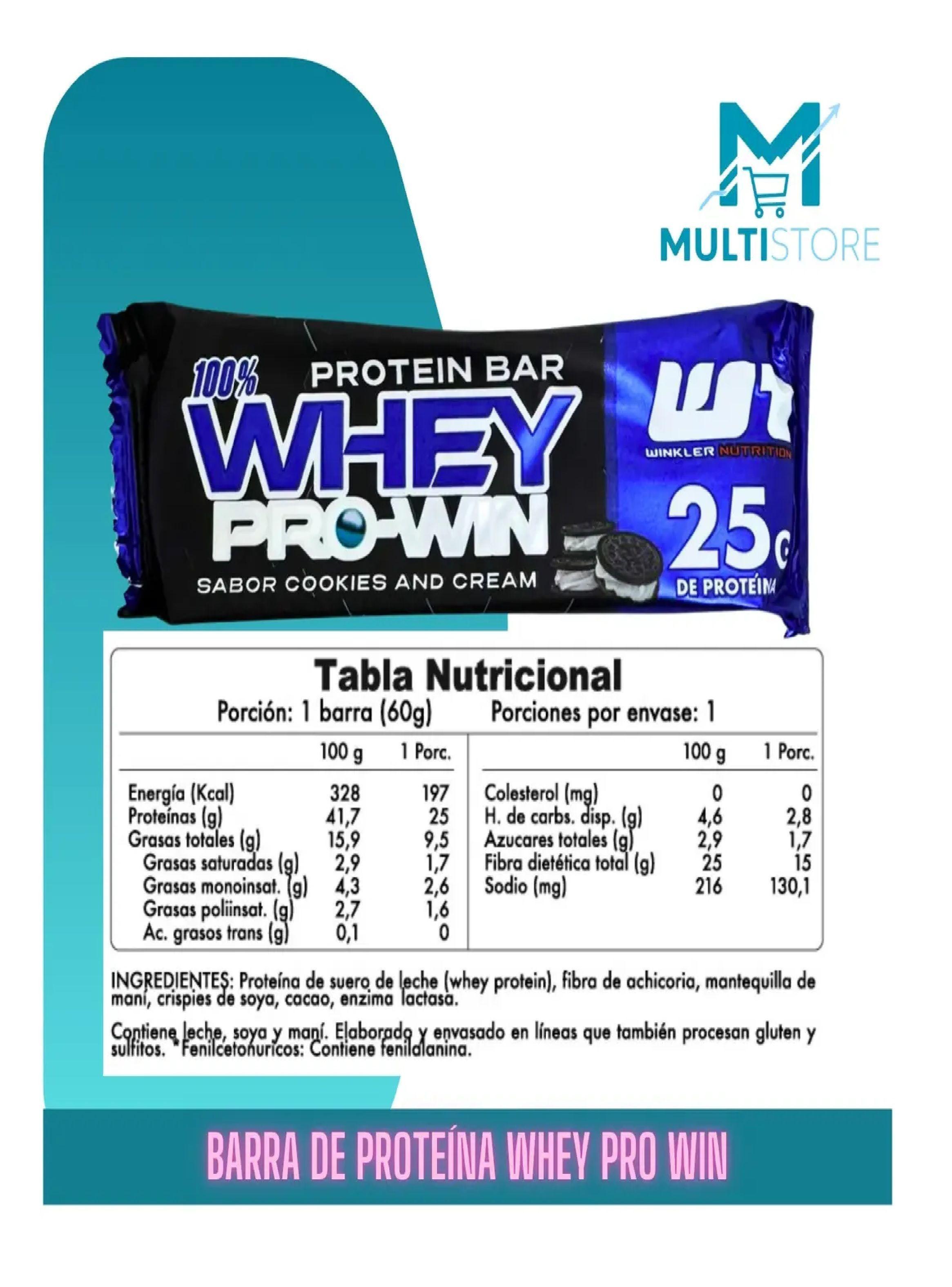 Pack X12 Barra Proteina Prowin Keto Friendly Cookie Andcream-4