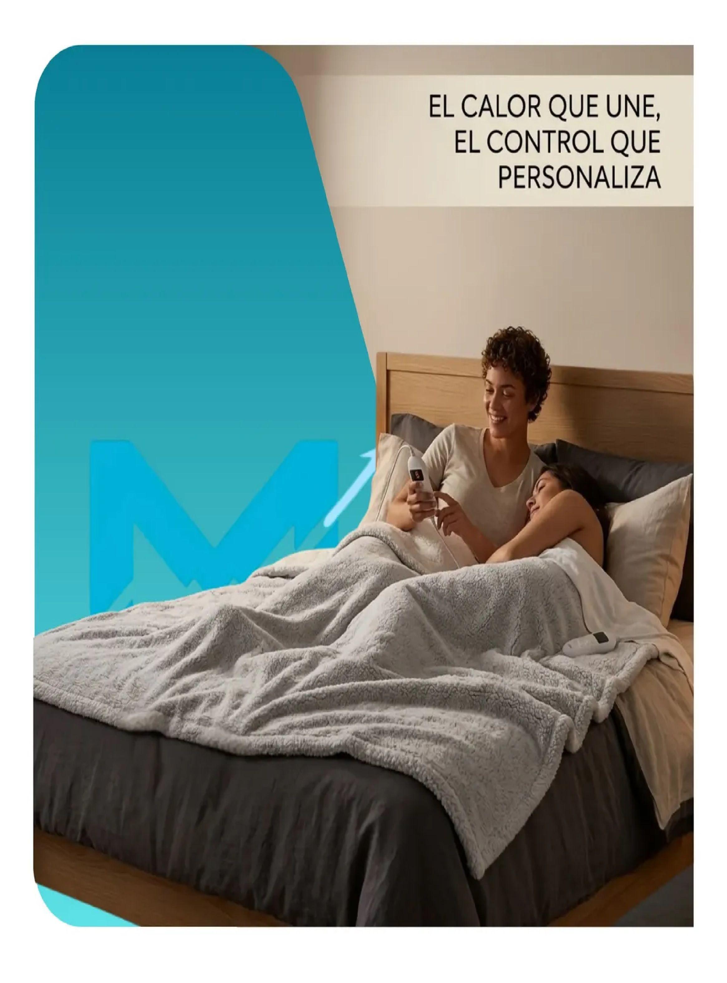 Calientacama Nex Premium 2 Plazas 150x160cm 8 Niveles Calor-3