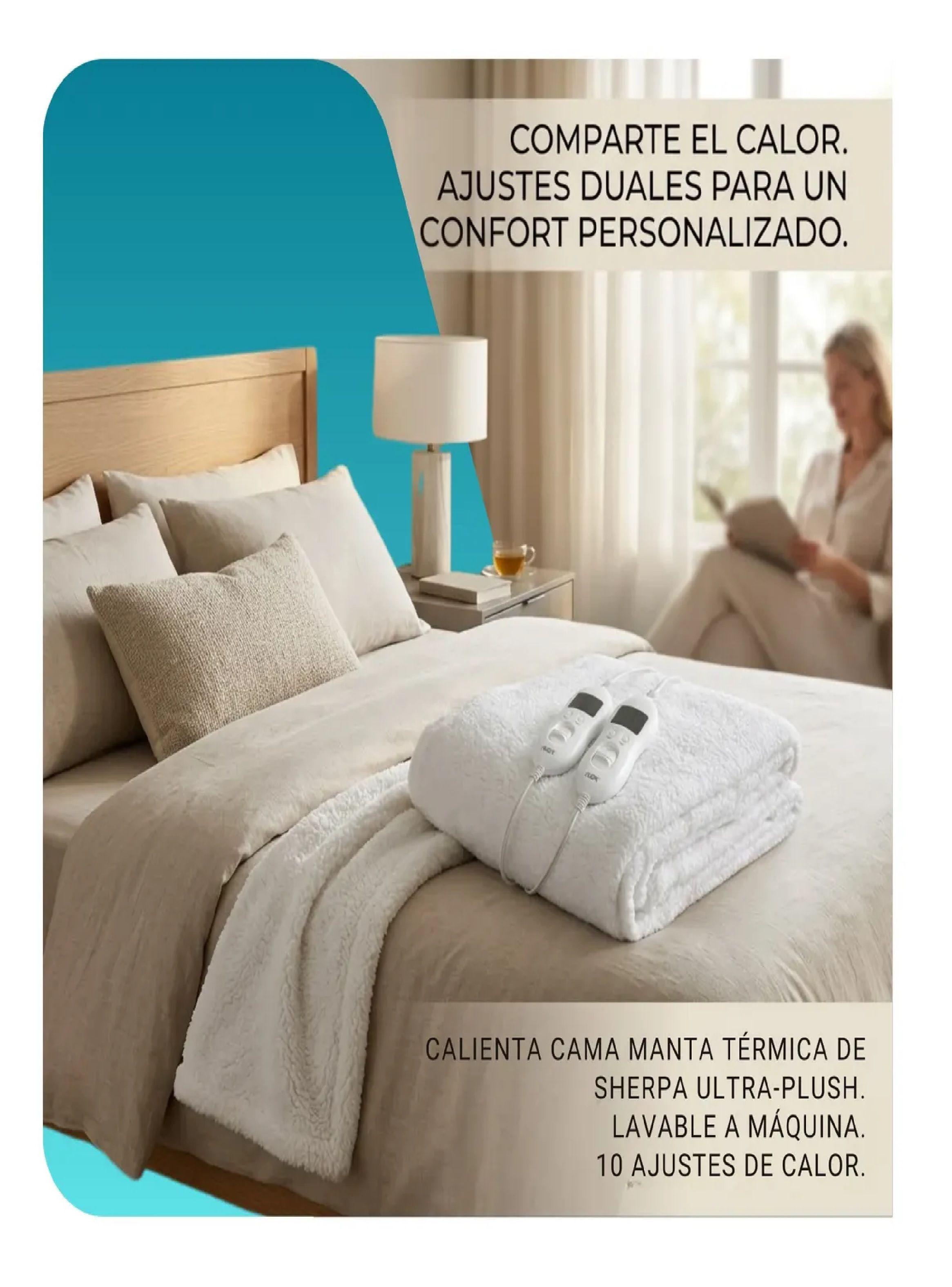 Calientacama Nex Premium 2 Plazas 150x160cm 8 Niveles Calor-4