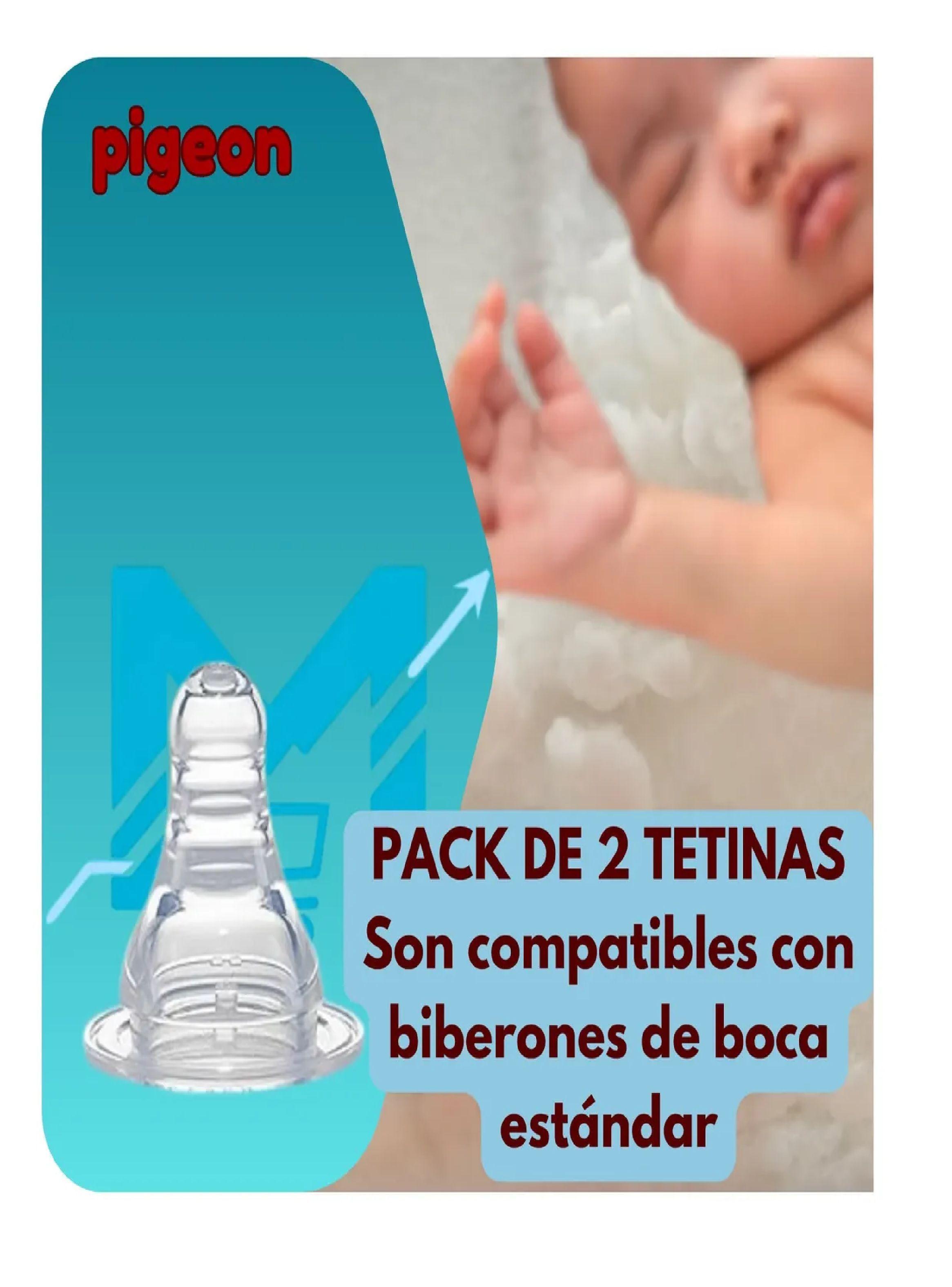 Tetina Pigeon Boca Estandar Talla L Silicona Anticolico-2