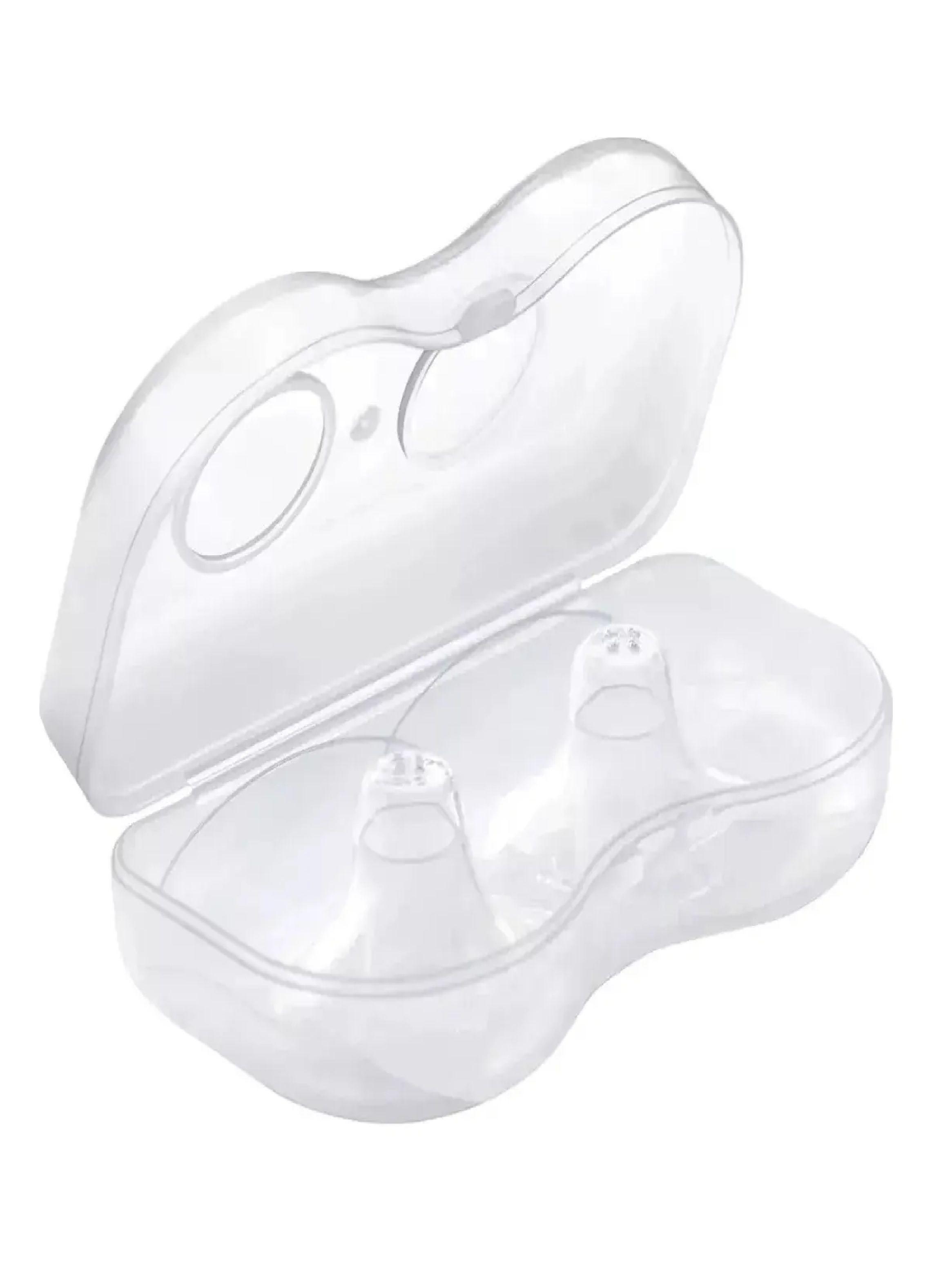 Protector Pezoneras Para Lactancia Silicona Un Par Con Caja-3
