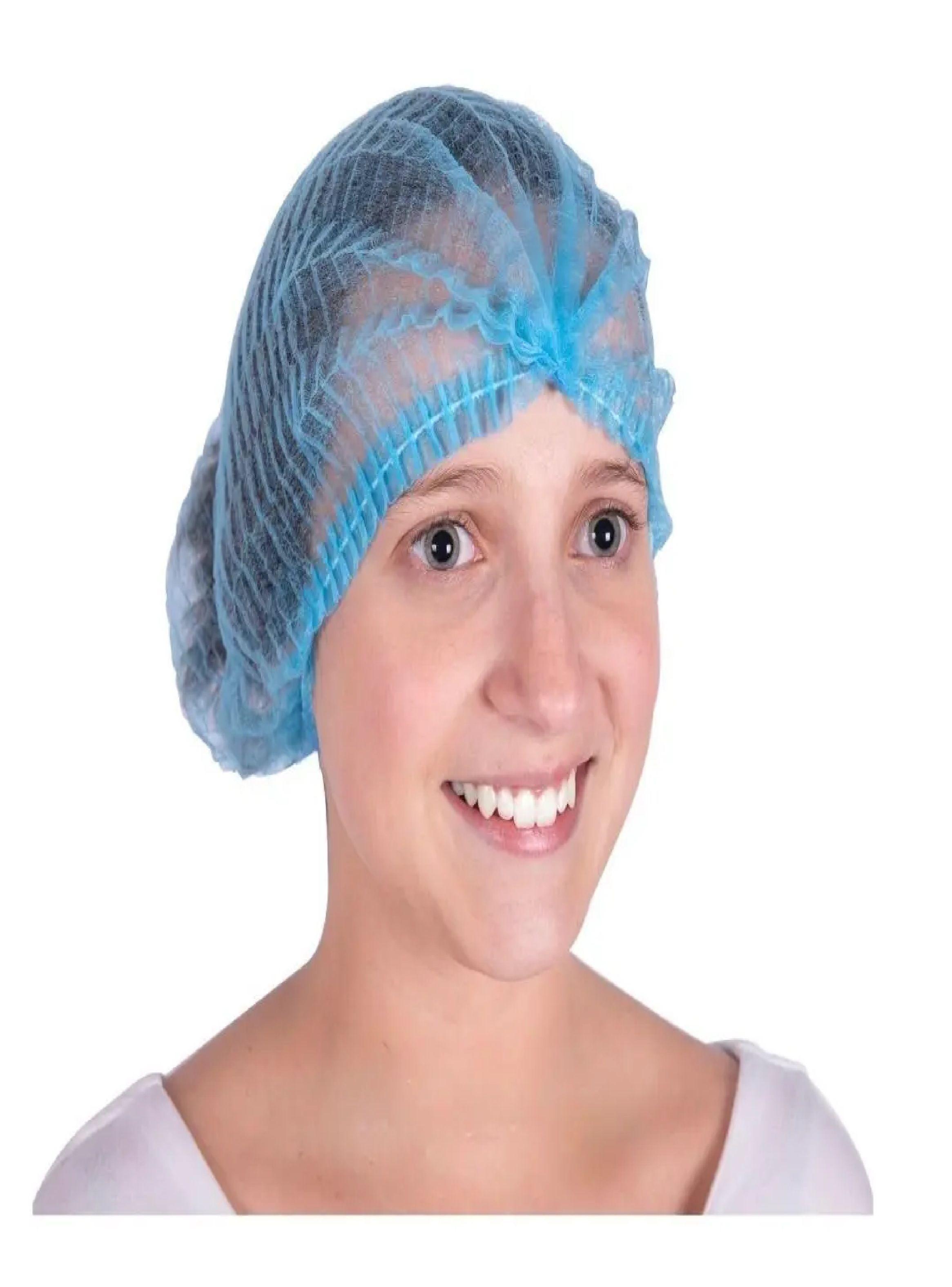Gorro Clip Cofia Desechables Celeste Tresor 500 Unidades-2