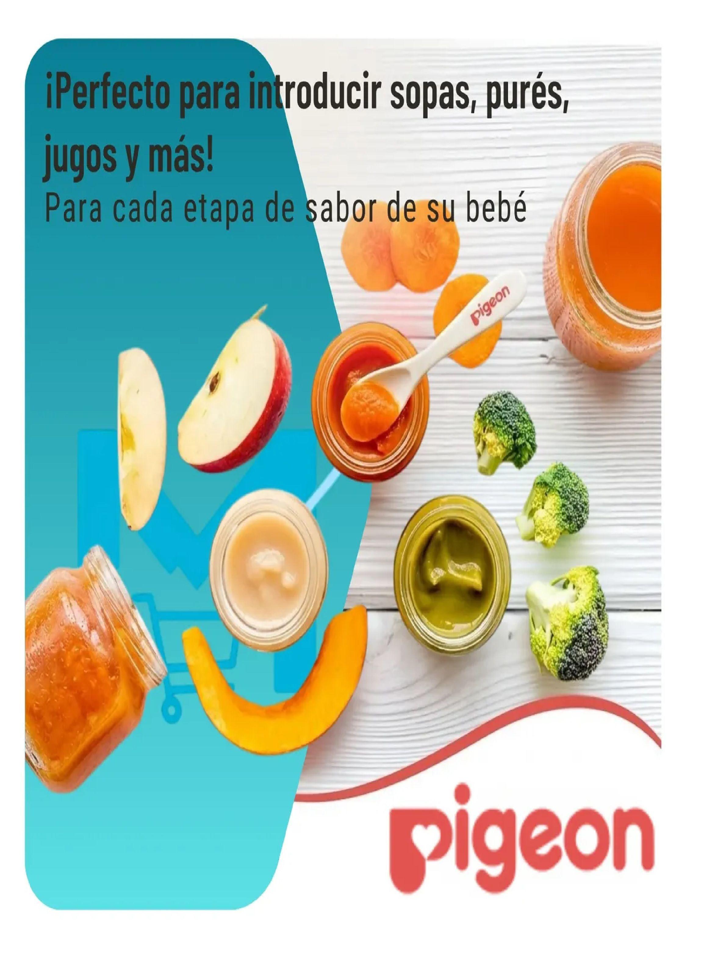 Mamadera Biberon Con Cuchara Pigeon Transicion Comida 240ml-4