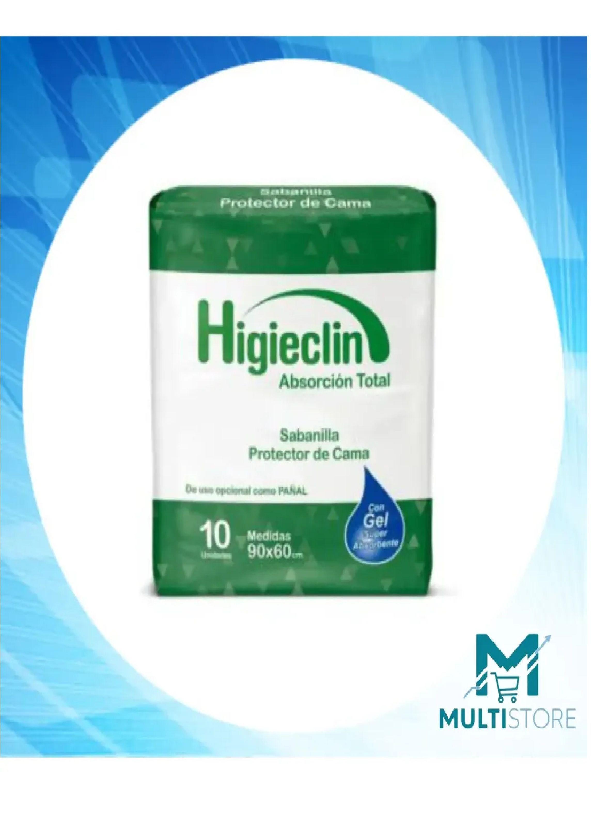 Sabanilla Protectora Higieclin 90x60 Cm X10 Unid Cubre Cama-3