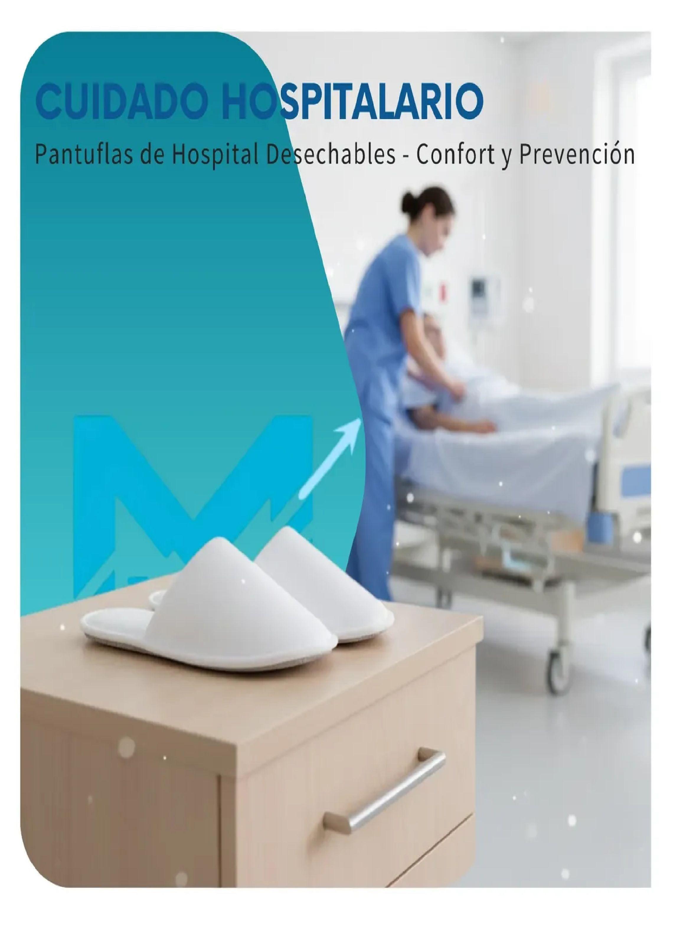 Zapatillas Desechables Para Hoteles Familias Spa Pantuflas-3