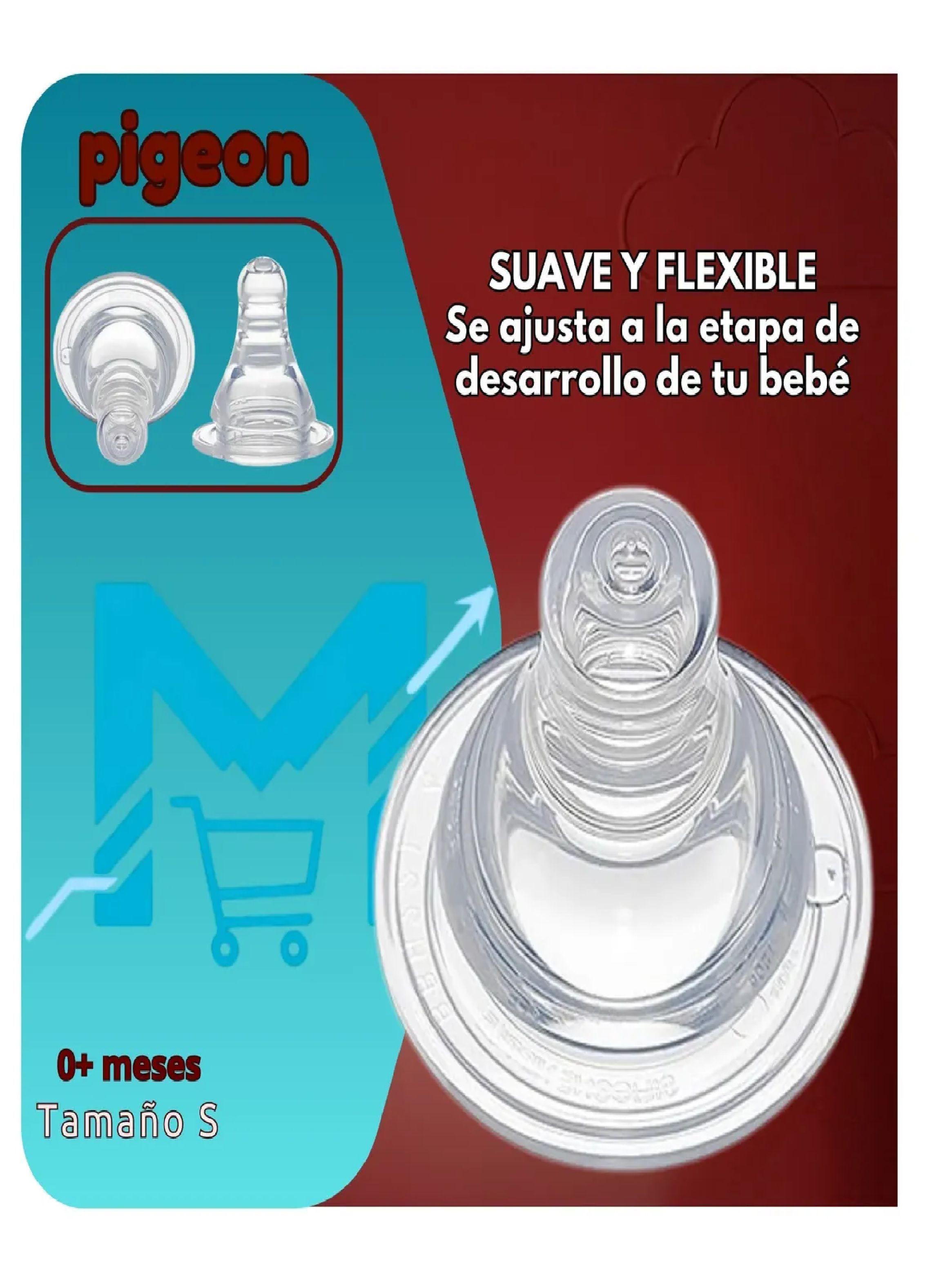 Tetina Pigeon Boca Estandar Talla S Silicona Anticolico-4