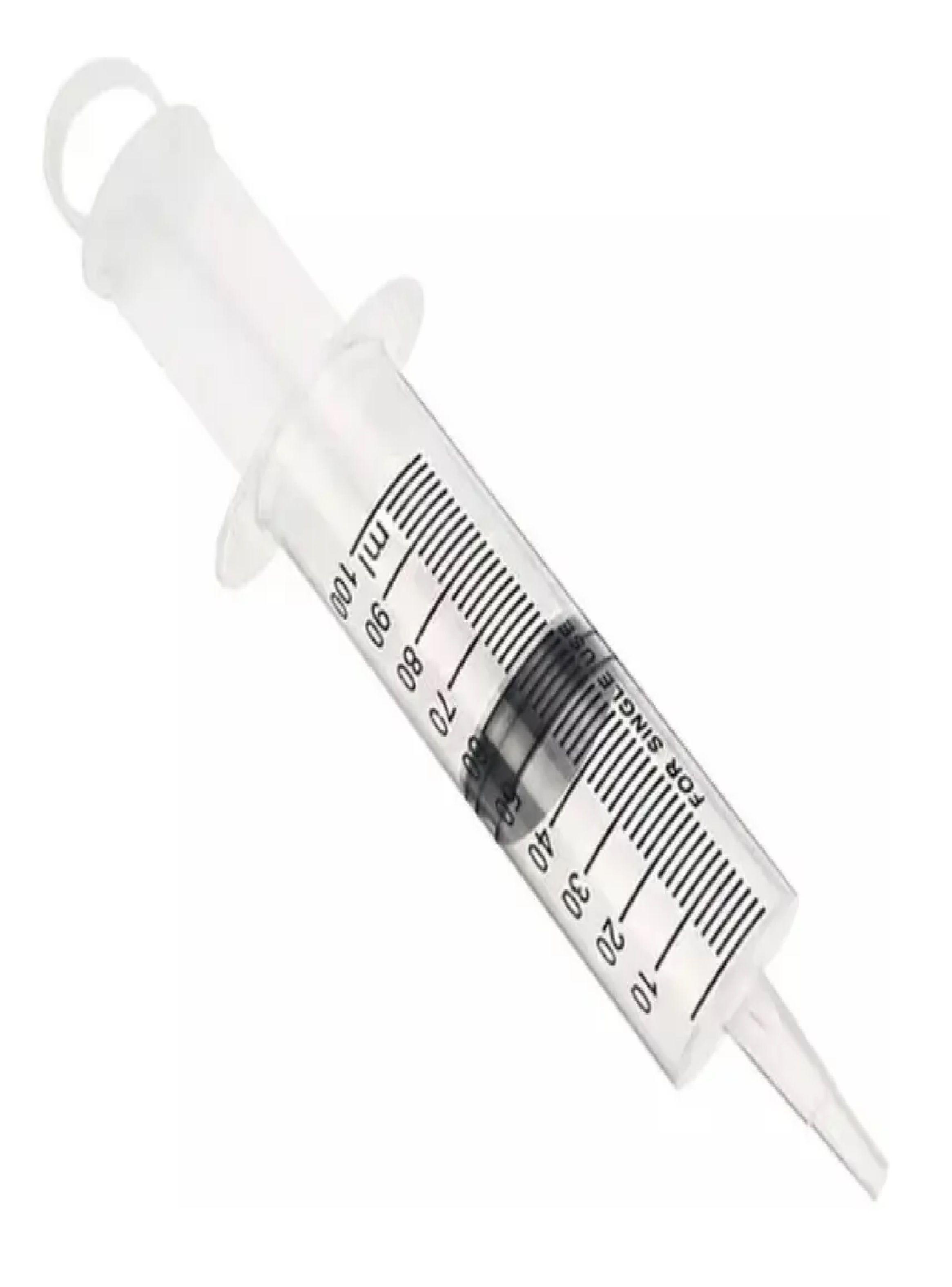 Jeringa De Plastico Alimentacion 100ml Alimentadora-4