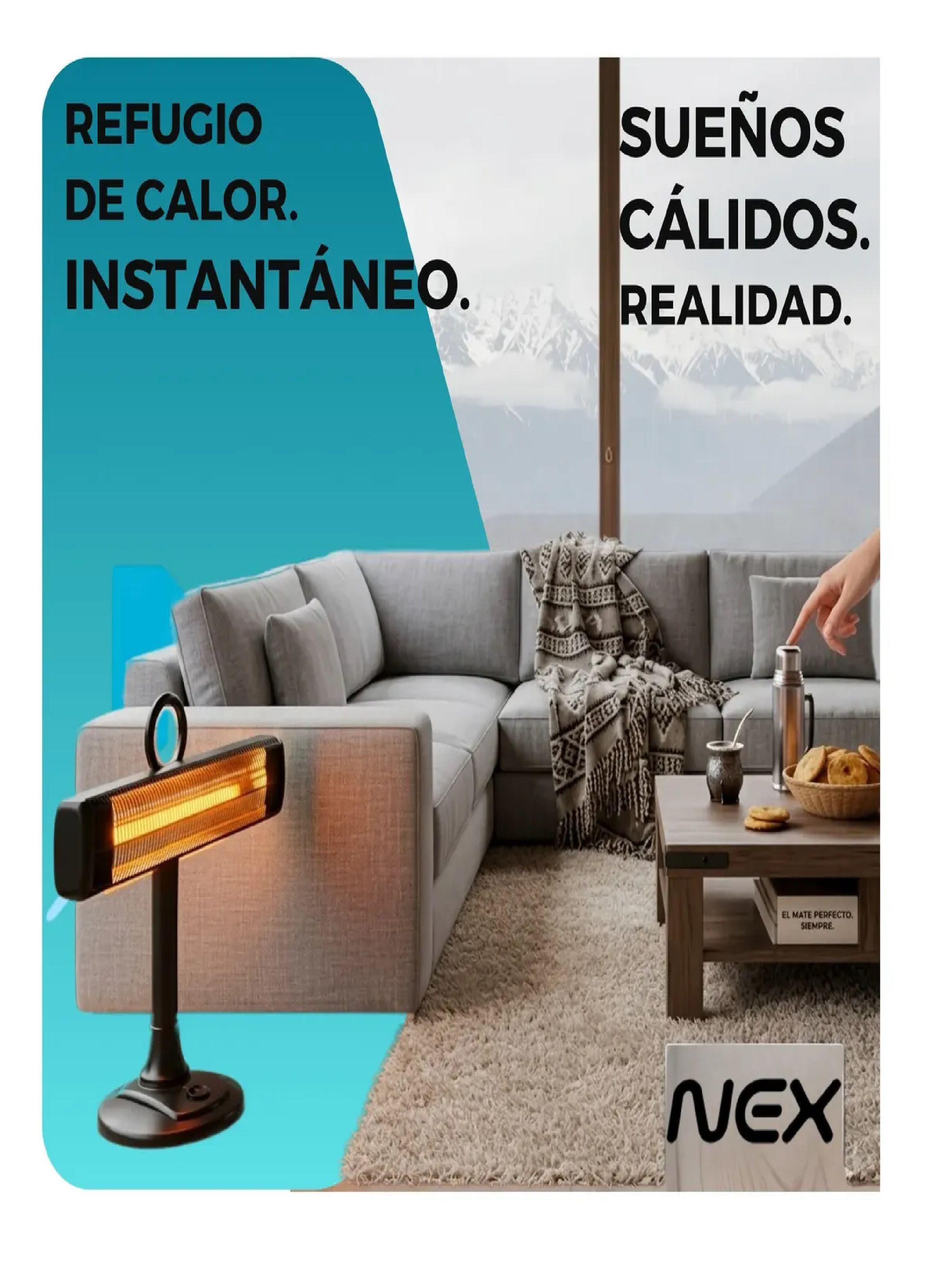 Estufa Fibra De Carbono Nex Crcarbvh 900w Vertical Horizonta-3