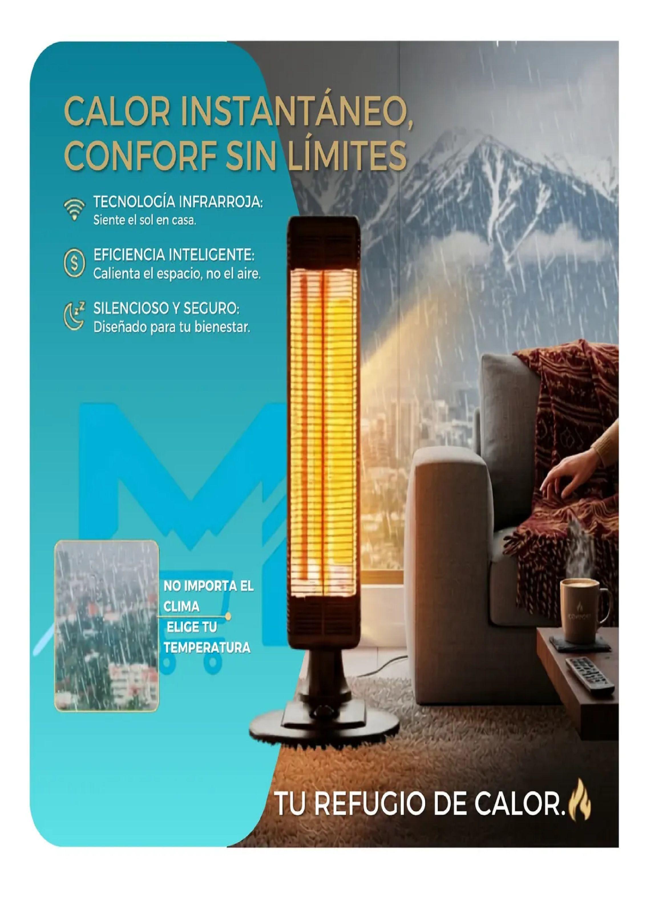 Estufa Fibra De Carbono Nex Crcarbvh 900w Vertical Horizonta-5