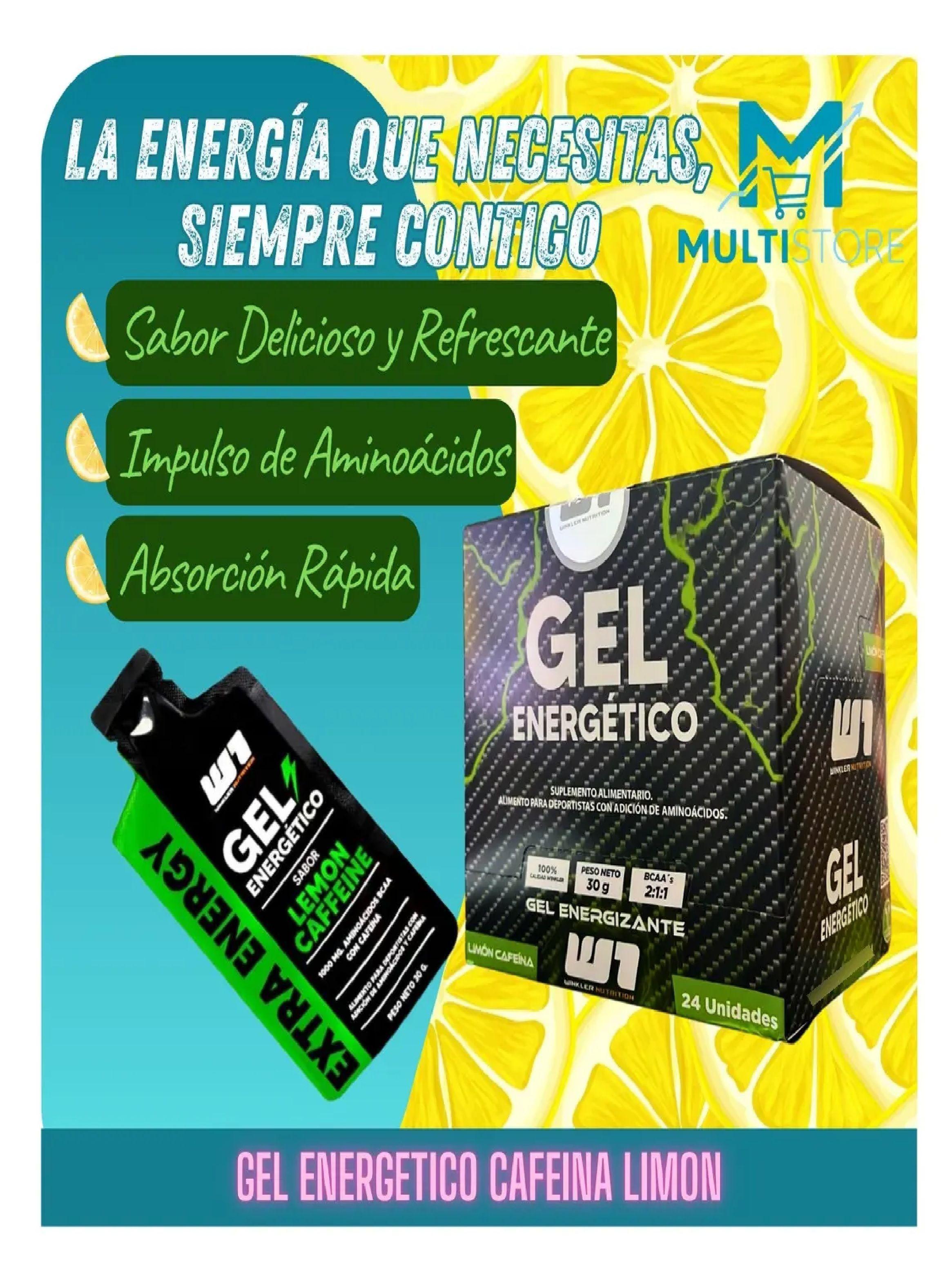 Gel Energetico X 24 Unidades Winkler Sabor Lim n Cafeina-3