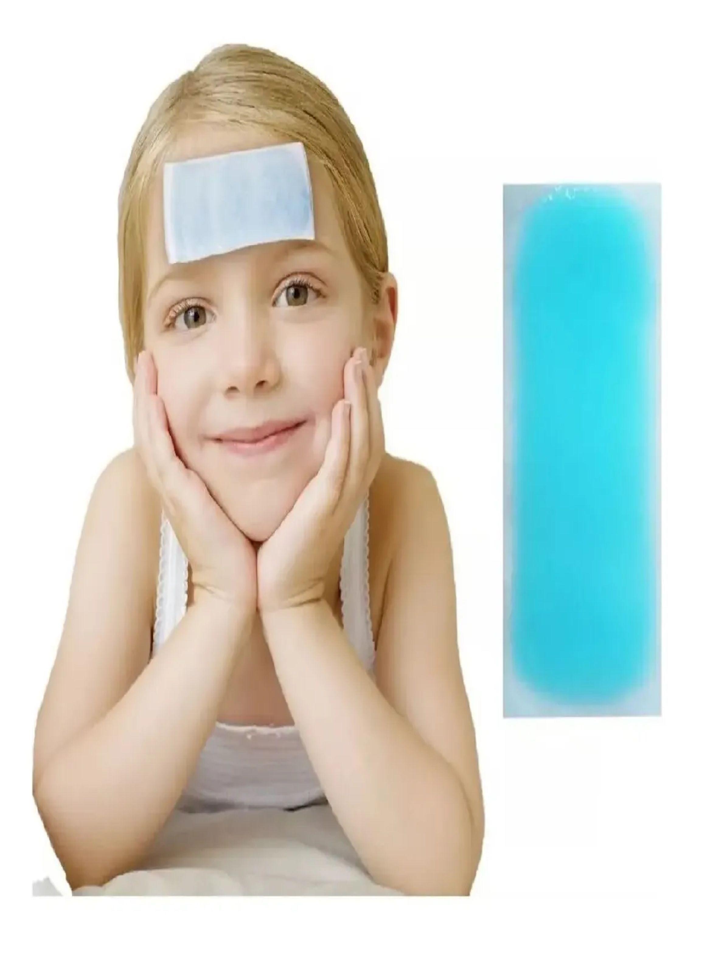 Parches De Gel Para Fiebre Bebes Niños Adulto 3 Unidades-2